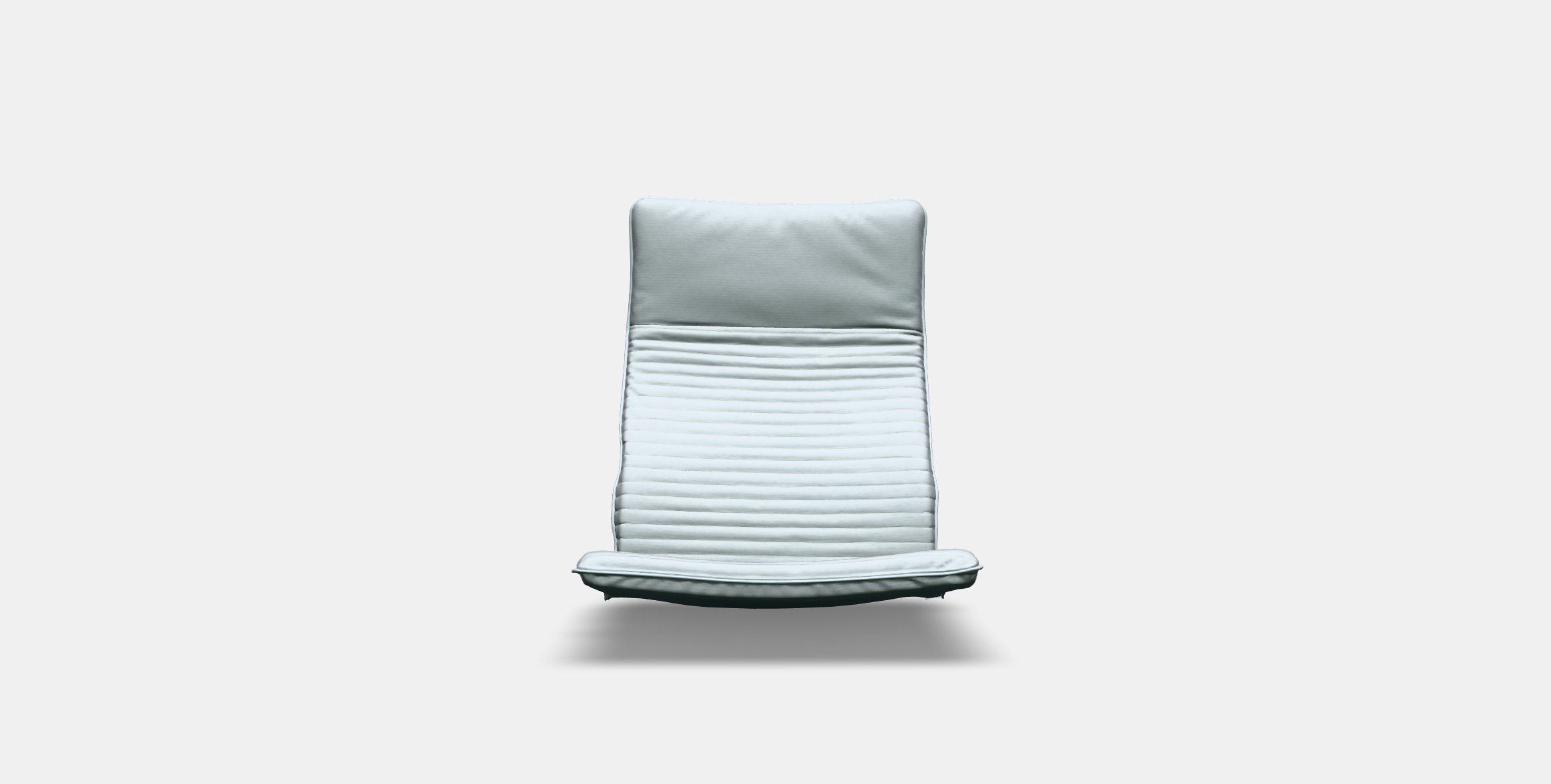POANG armchair cushion 2 Low-poly 3D model_8