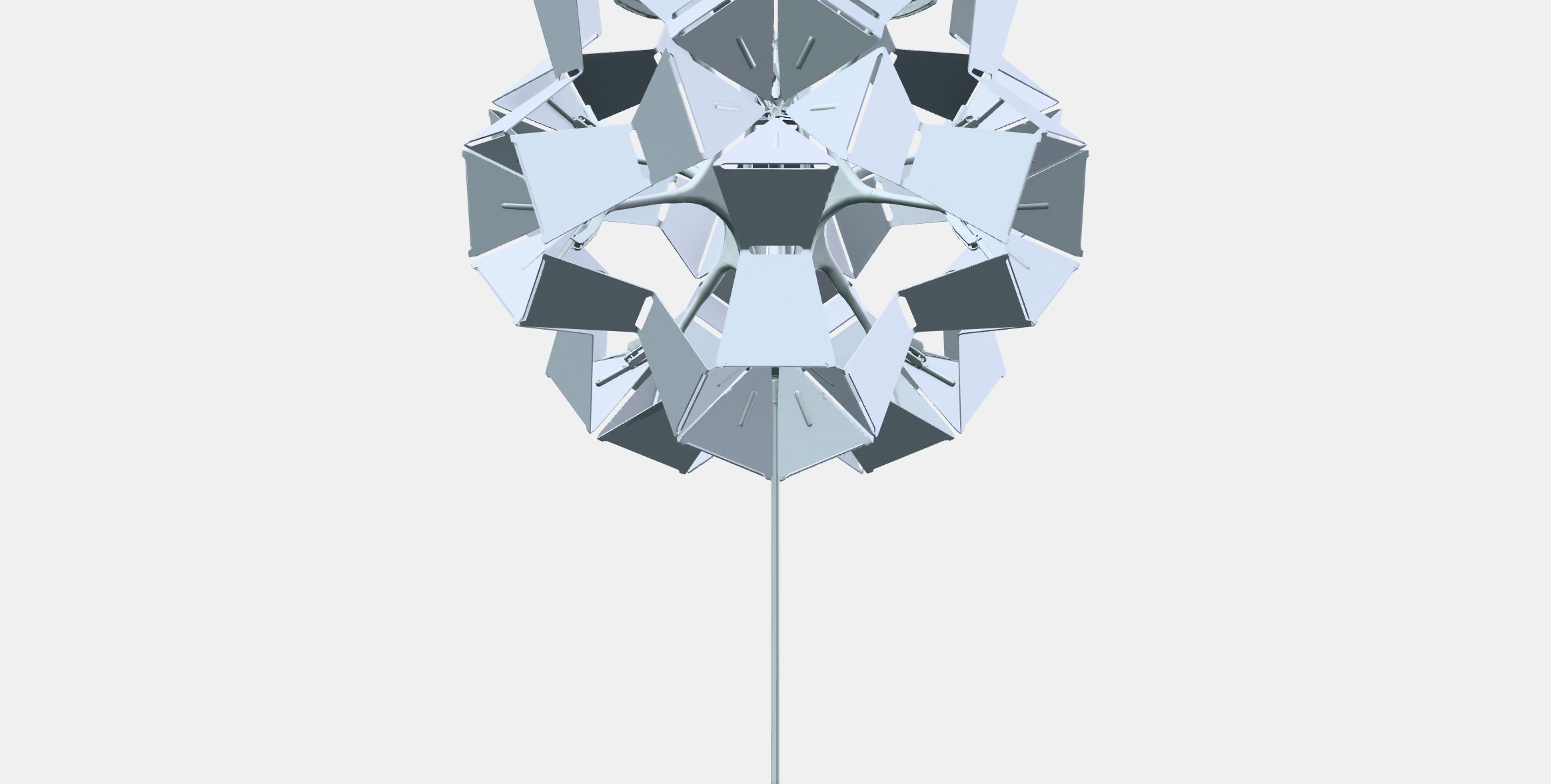 RAMSELE Pendant Lamp Low-poly 3D model_14