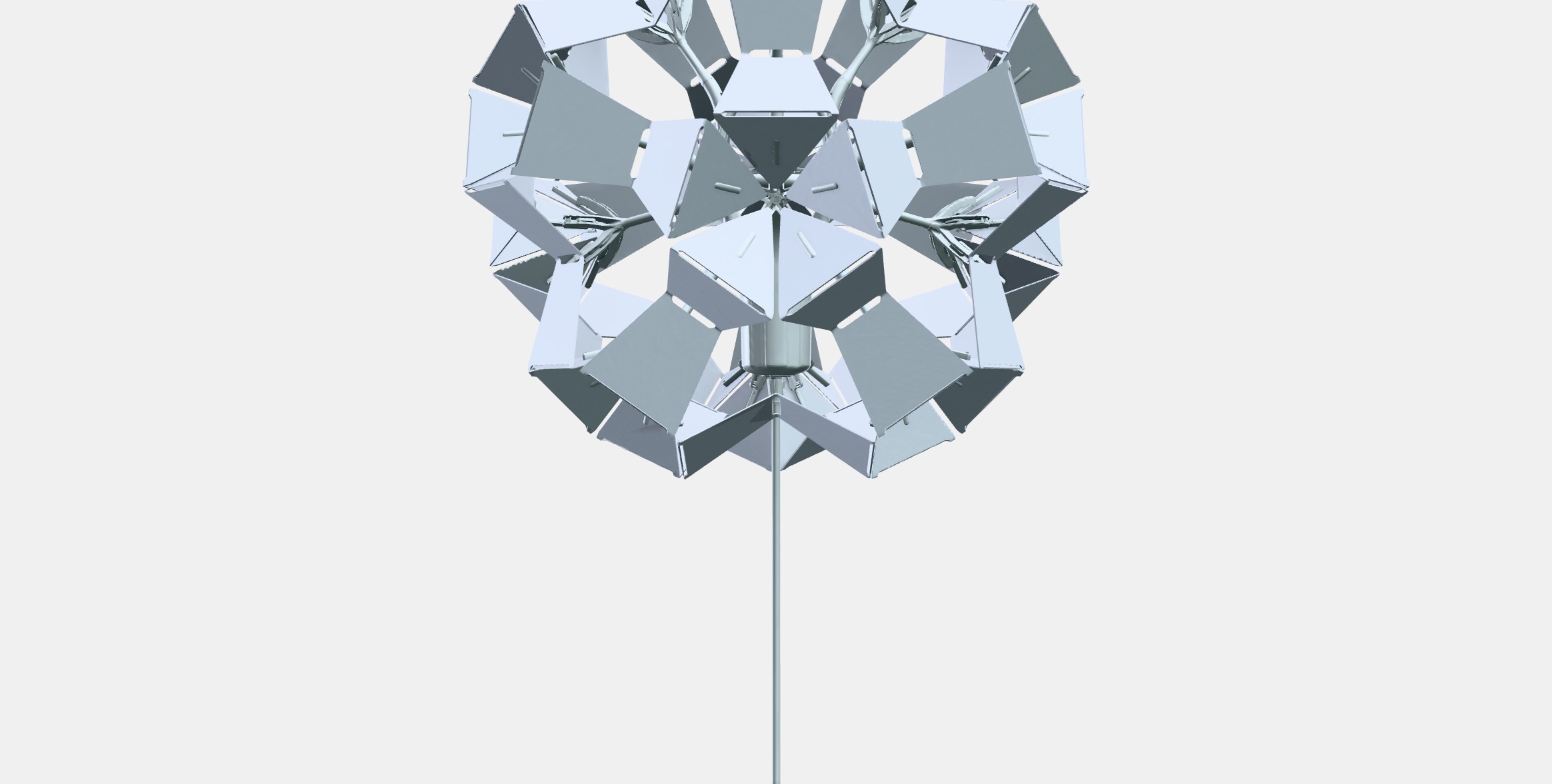 RAMSELE Pendant Lamp Low-poly 3D model_10