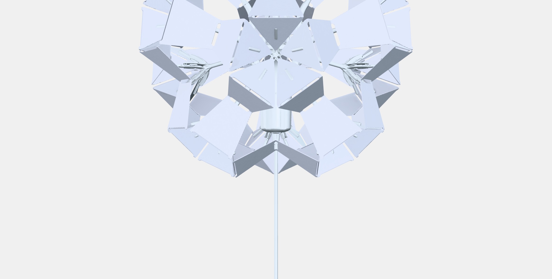 RAMSELE Pendant Lamp Low-poly 3D model_7