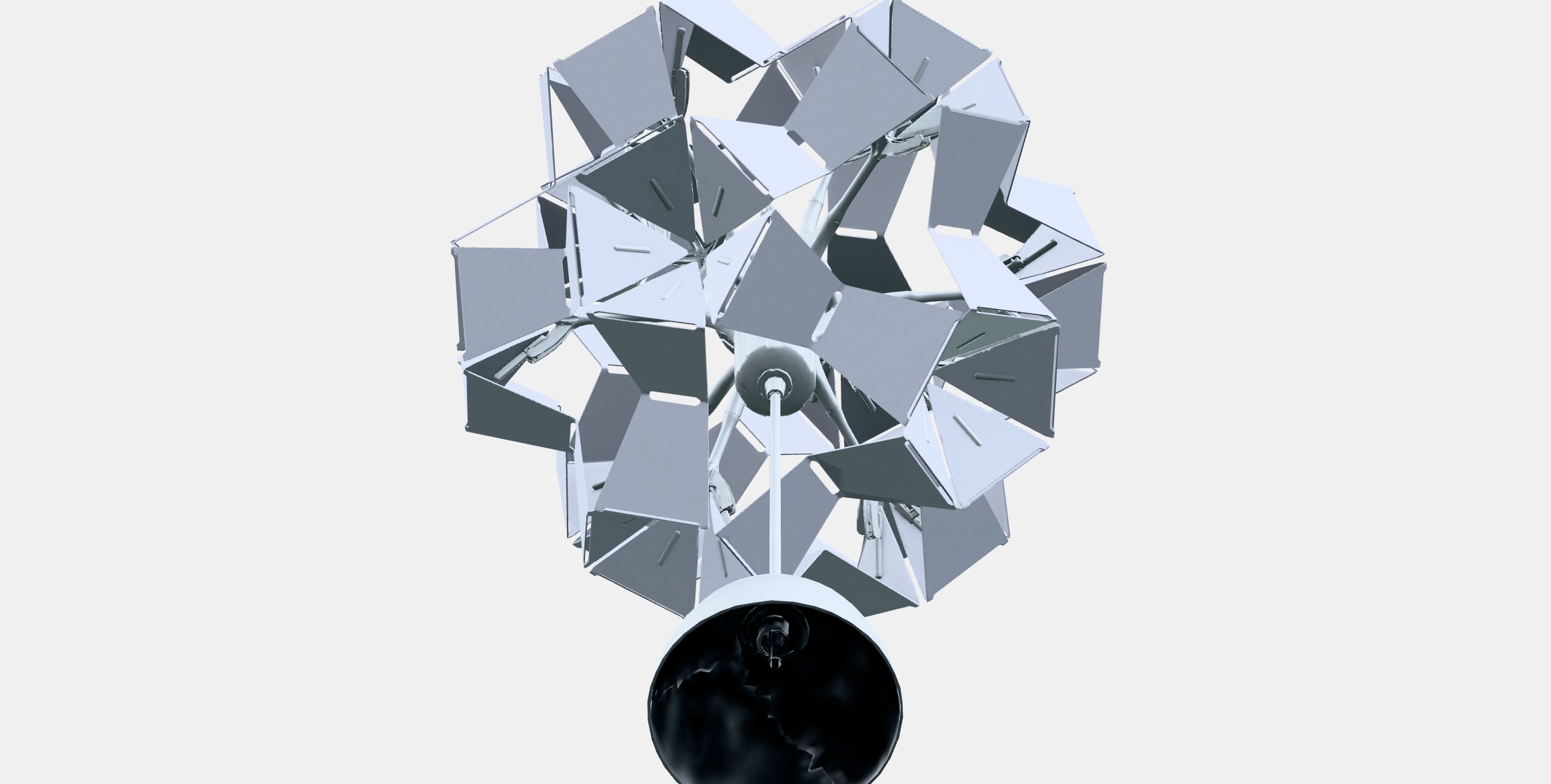 RAMSELE Pendant Lamp Low-poly 3D model_8