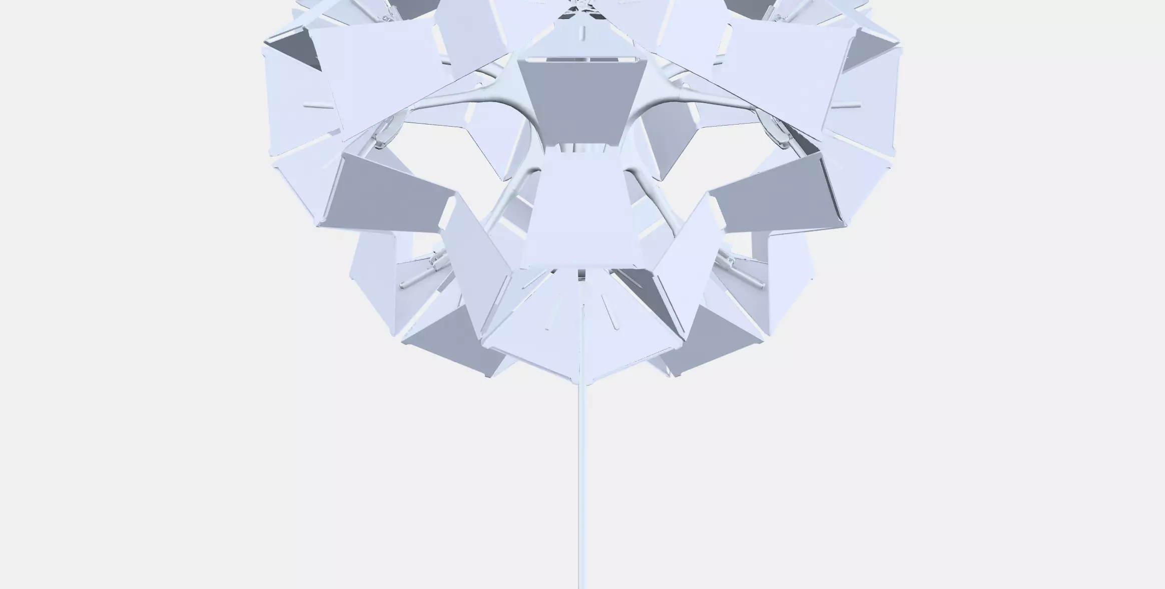 RAMSELE Pendant Lamp Low-poly 3D model_0
