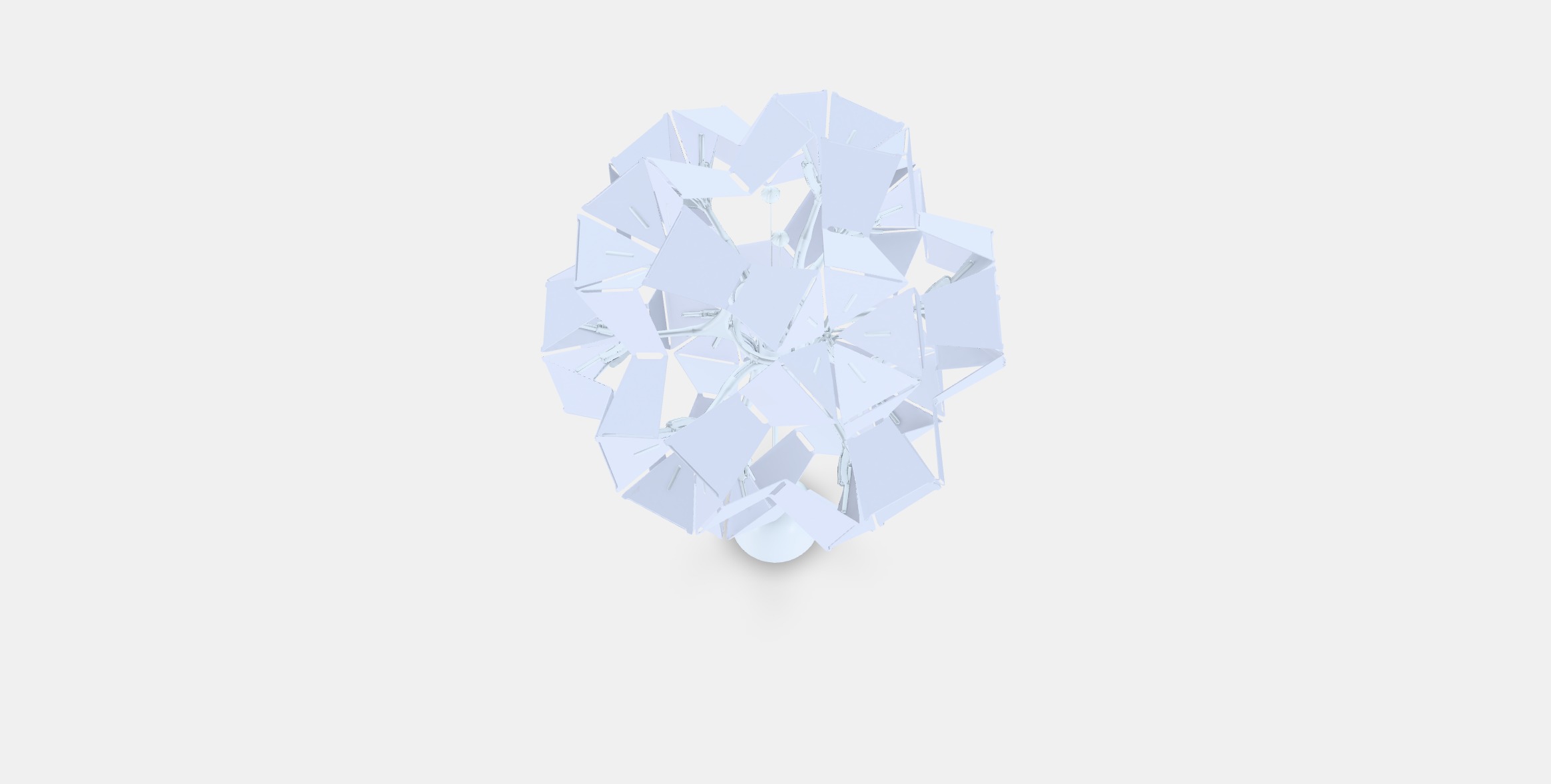 RAMSELE Pendant Lamp Low-poly 3D model_2