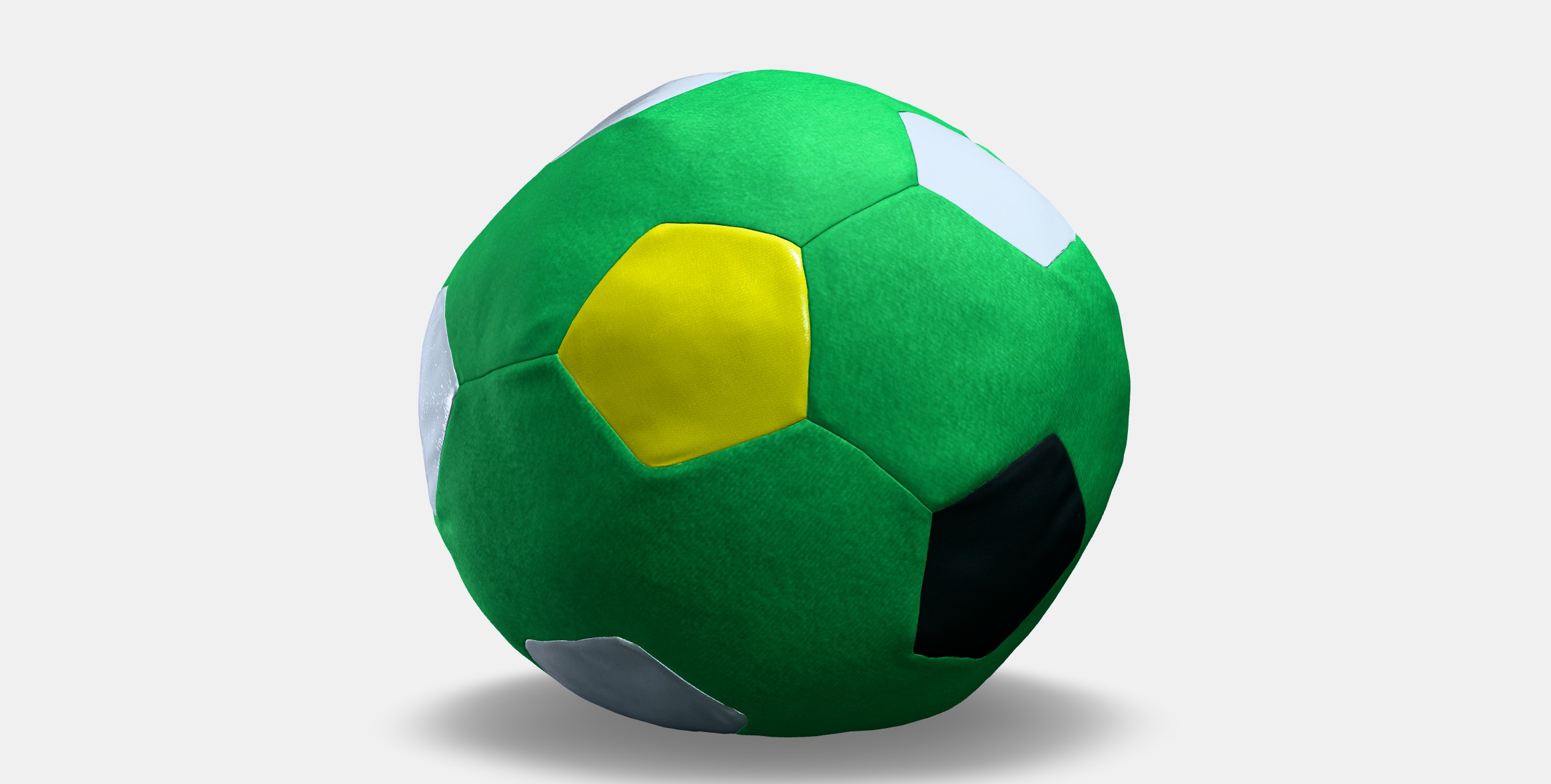 SPARKA soft toy Low-poly 3D model_2