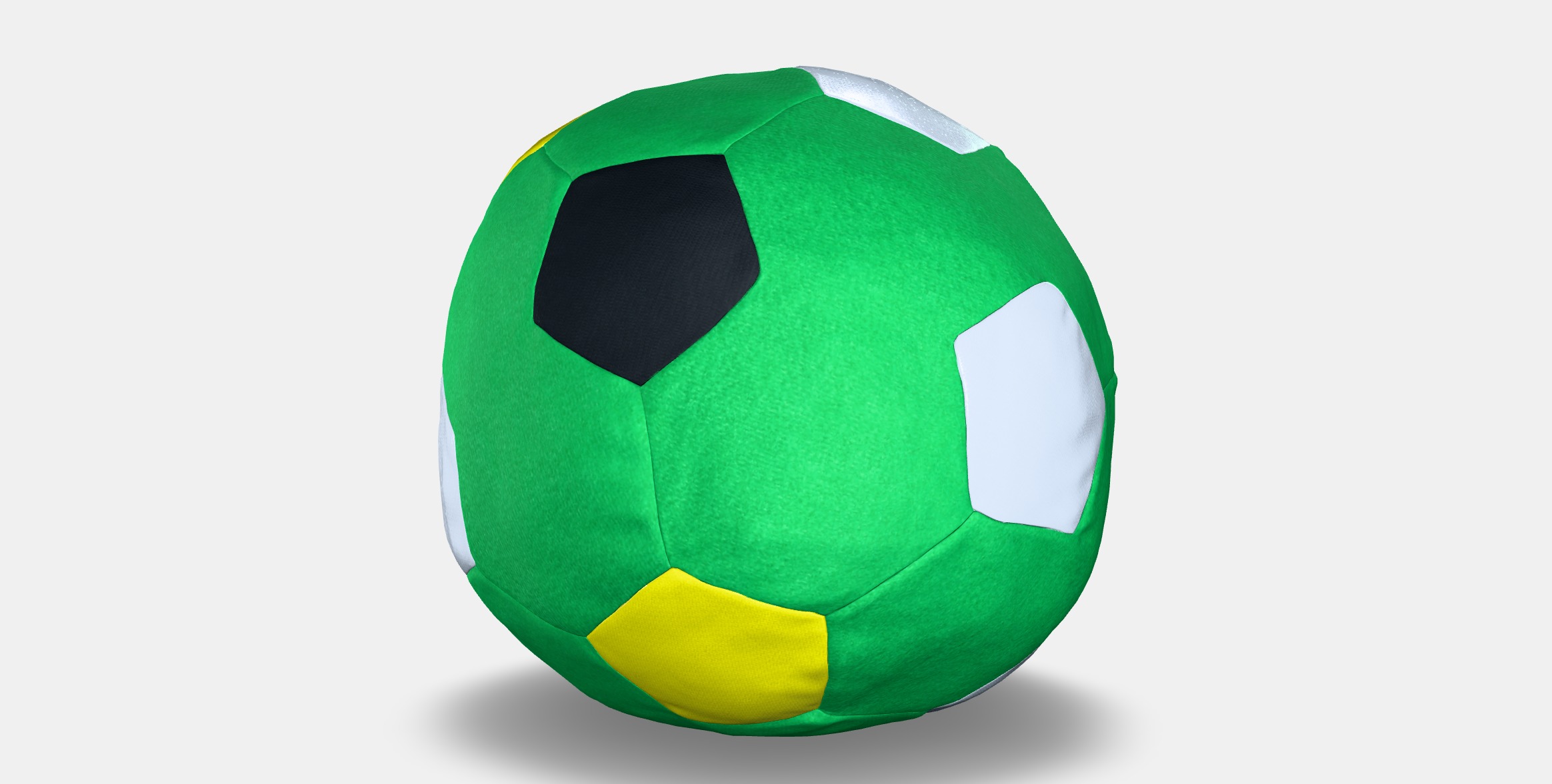 SPARKA soft toy Low-poly 3D model_3