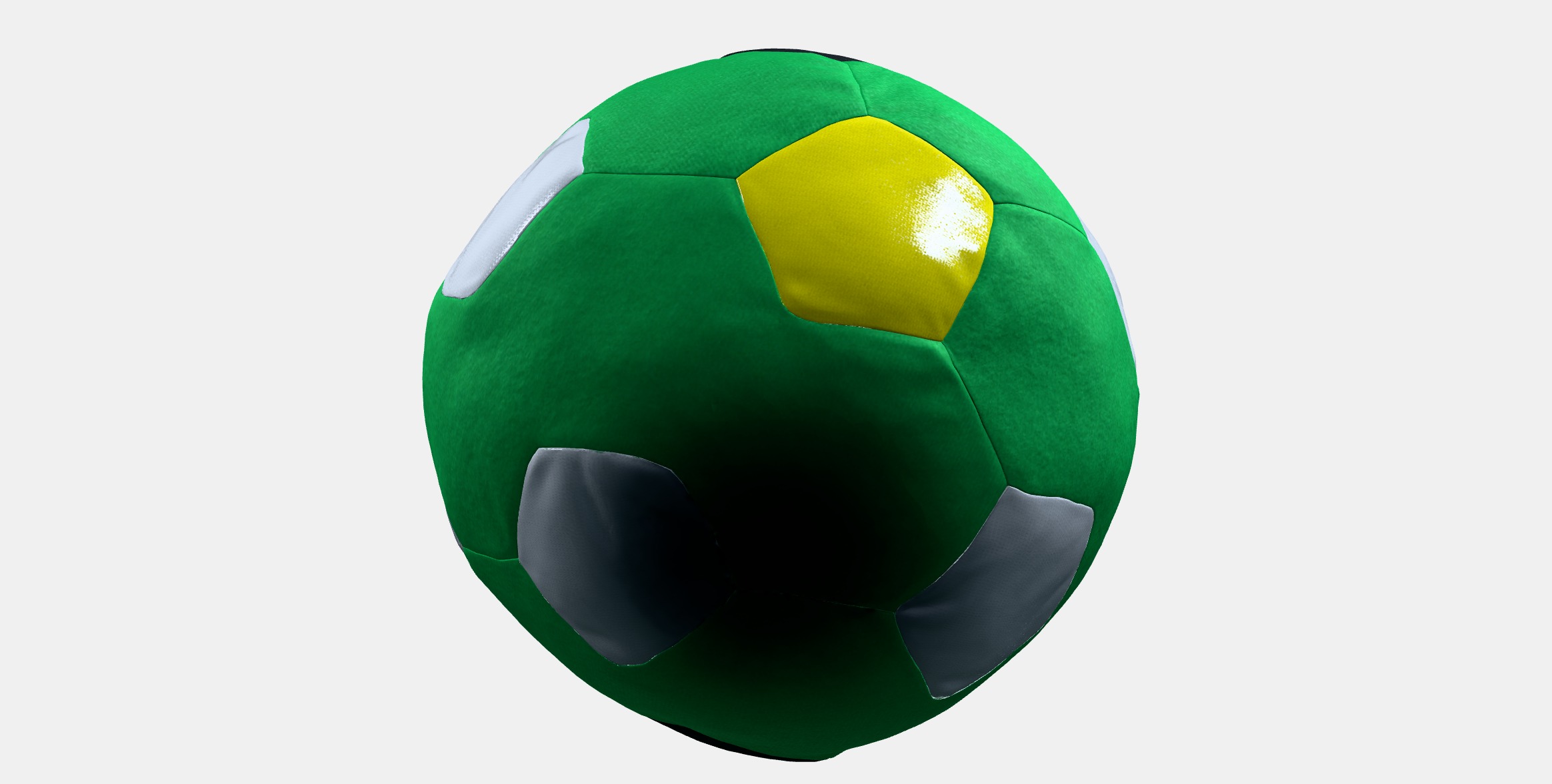 SPARKA soft toy Low-poly 3D model_4