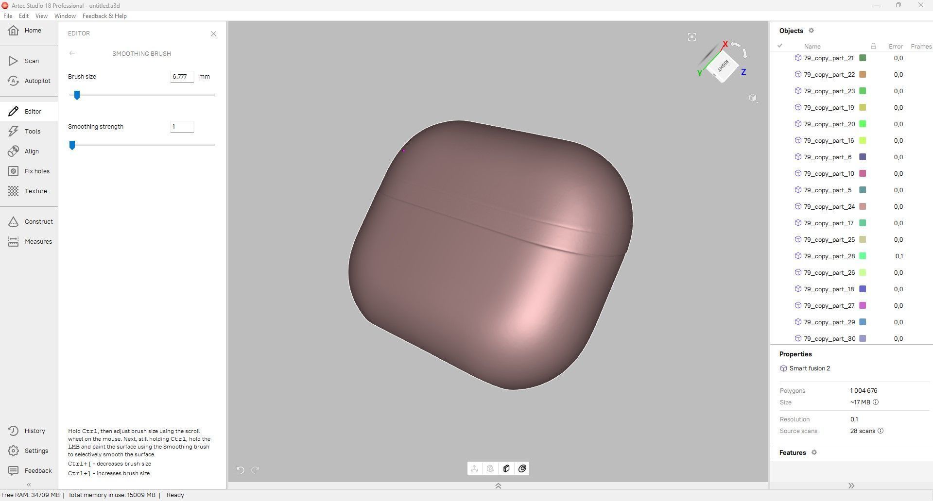 Samsung Galaxy Buds 3 Pro Charging Case  3D Scan 3D model_4