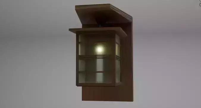 Cartoon simple stylized Wall Scone Light for Games and Others