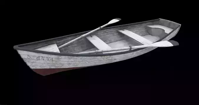rowing boat 3D model