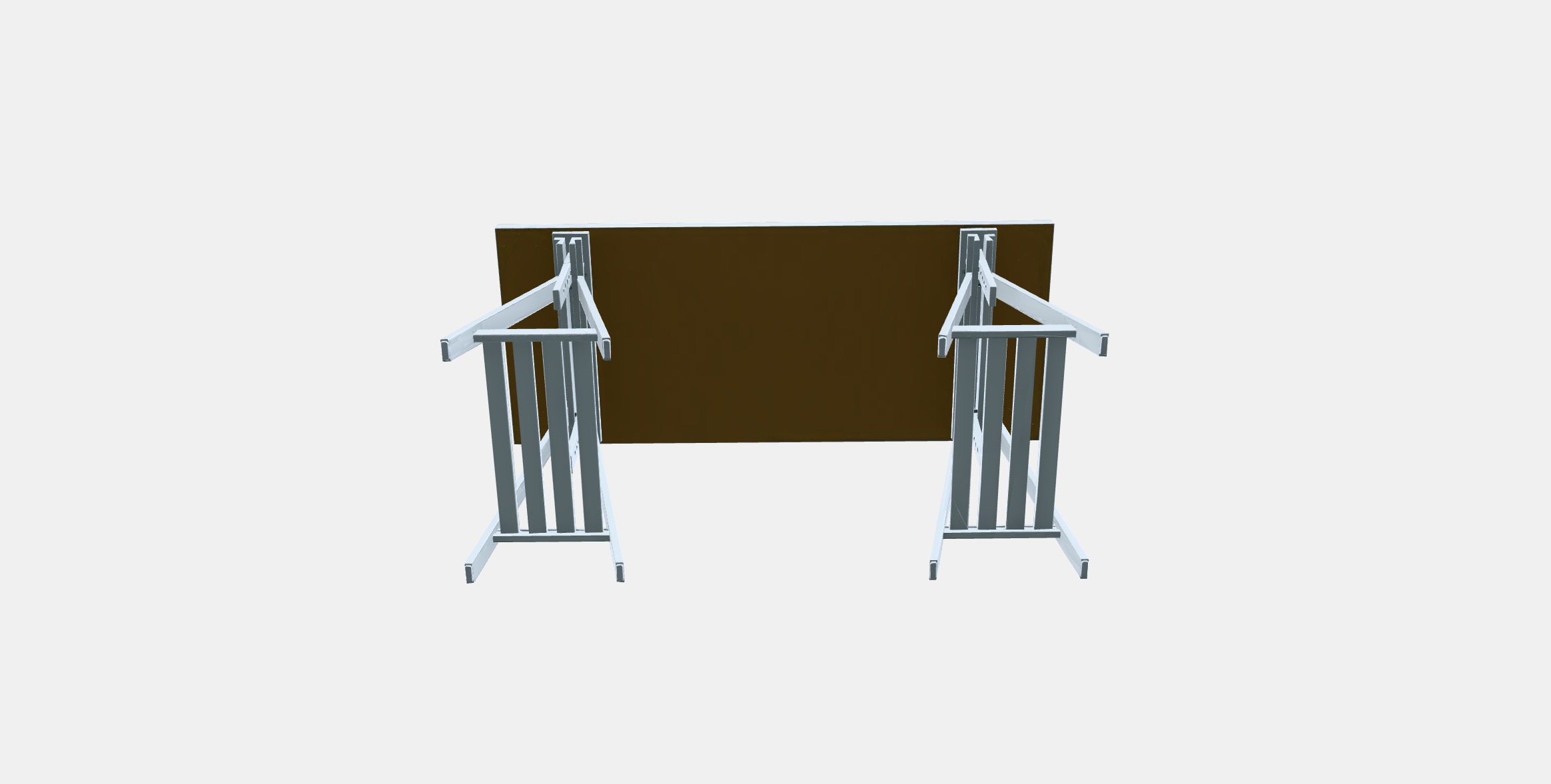 LAGKAPTEN - CENTER BACK Desk Low-poly 3D model_7