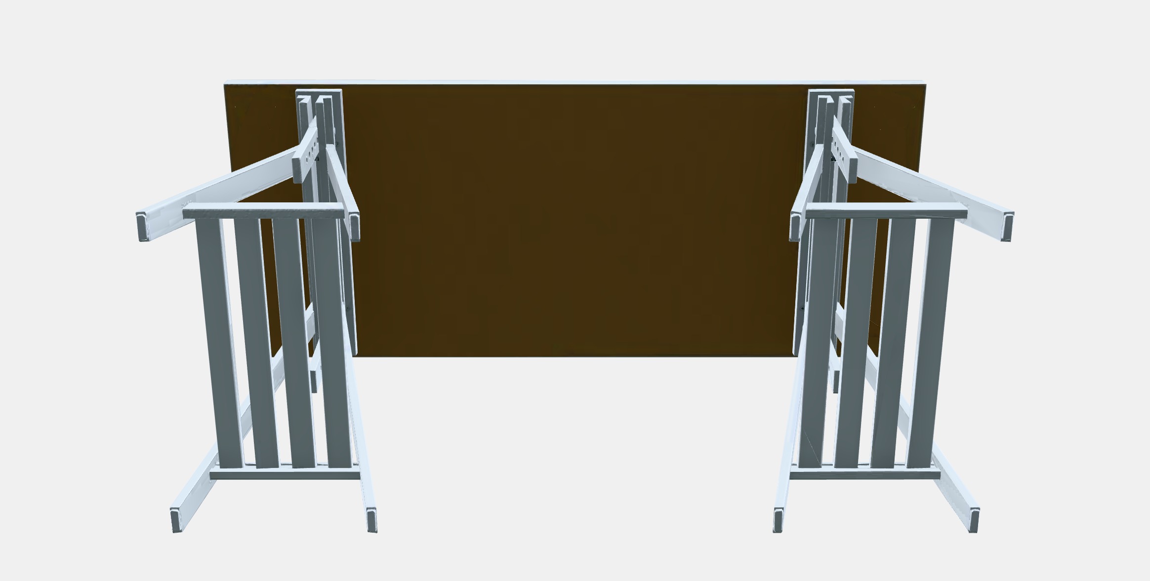 LAGKAPTEN - CENTER BACK Desk Low-poly 3D model_8