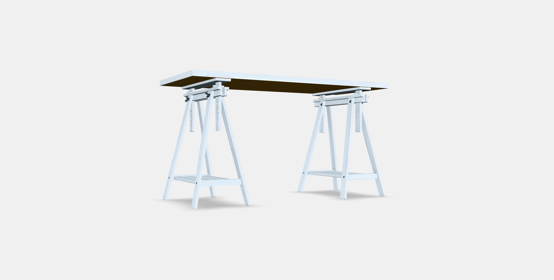 LAGKAPTEN - CENTER BACK Desk Low-poly 3D model_16