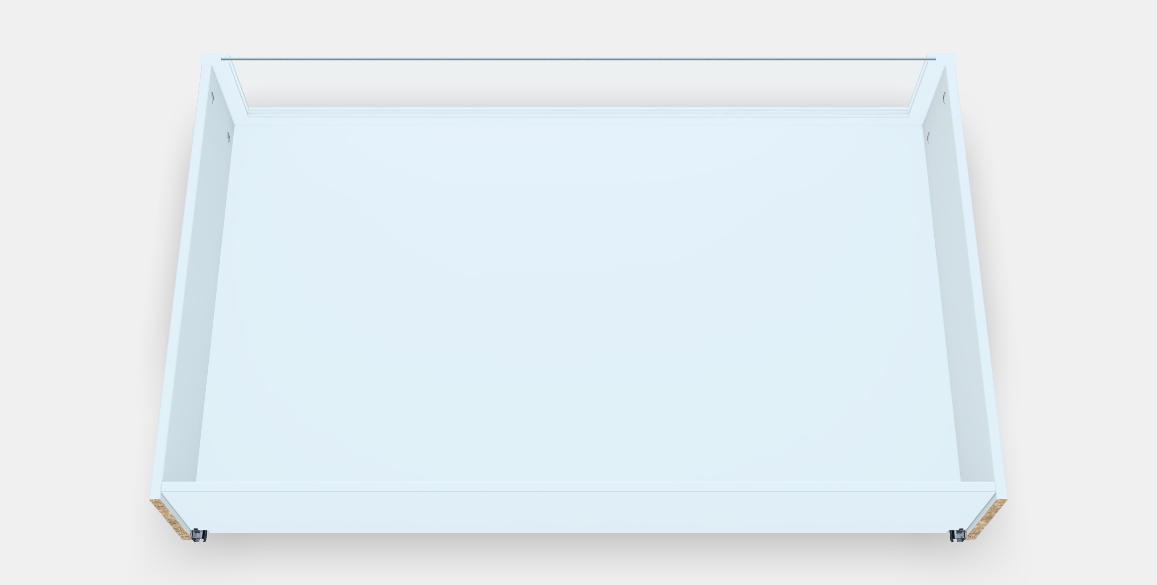 COMPLEMENT Box with glass front Low-poly 3D model_5