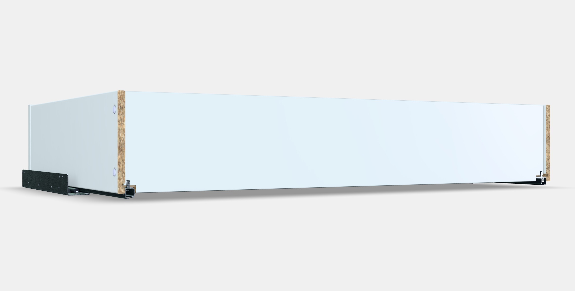 COMPLEMENT Box with glass front Low-poly 3D model_3