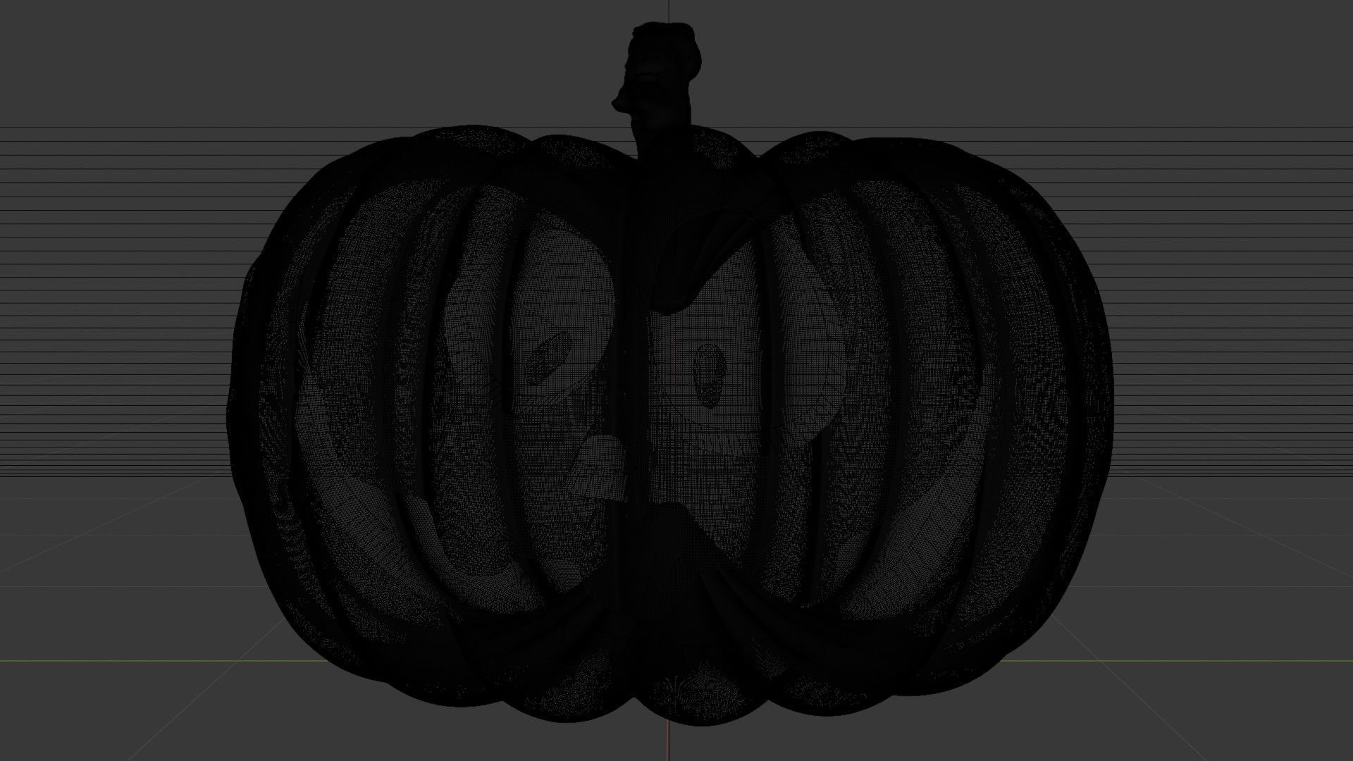 3D Bobo Pumpkin Face 3D model_3