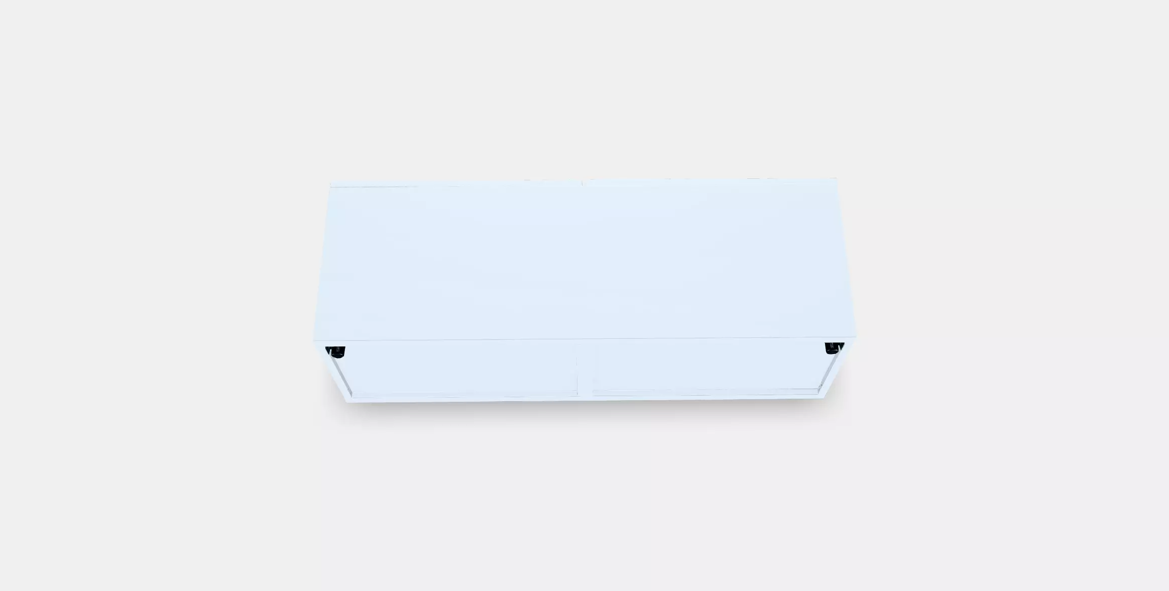 BESTA Shelf with doors Low-poly 3D model_0