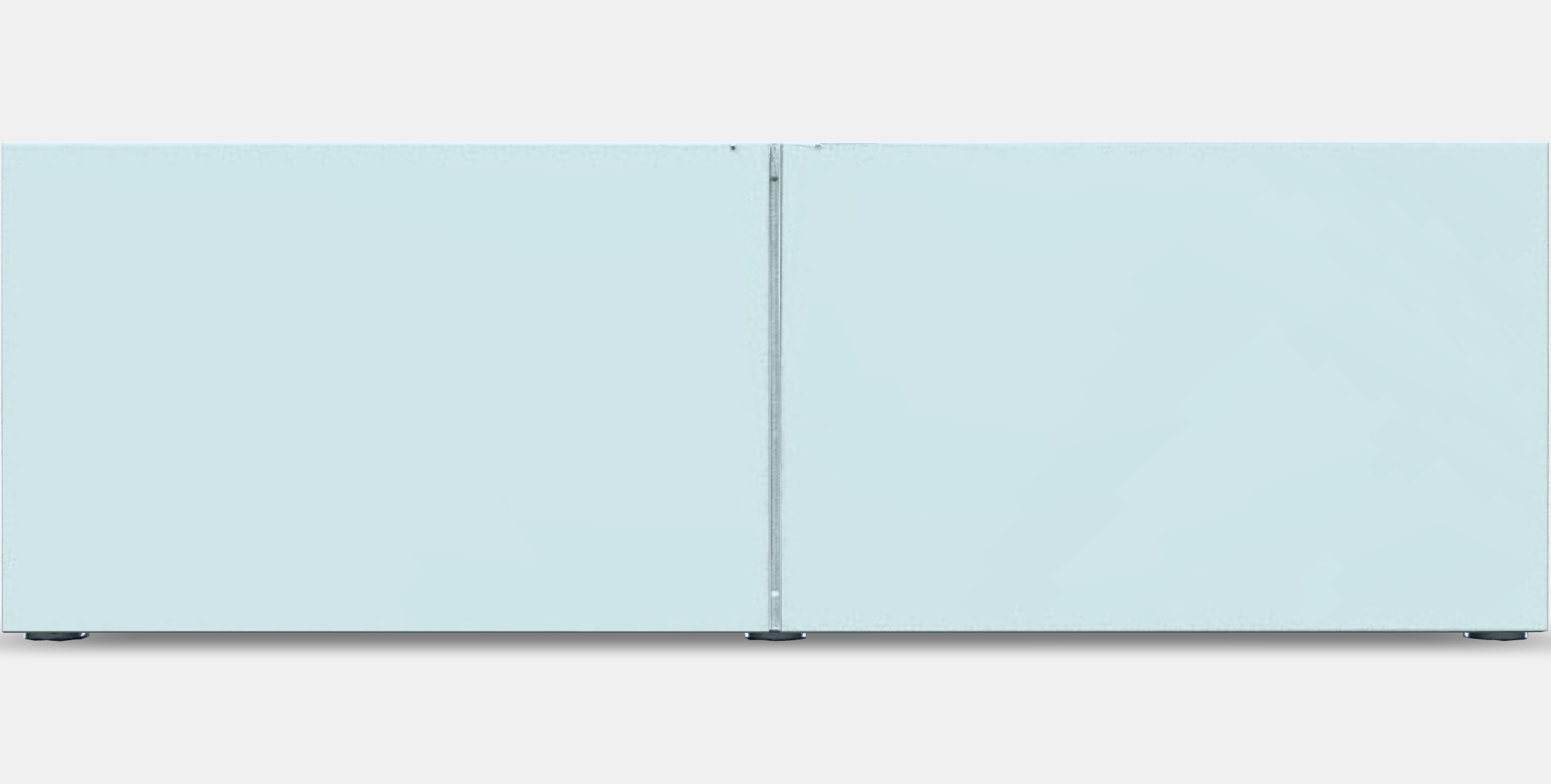 BESTA Shelf with doors Low-poly 3D model_11