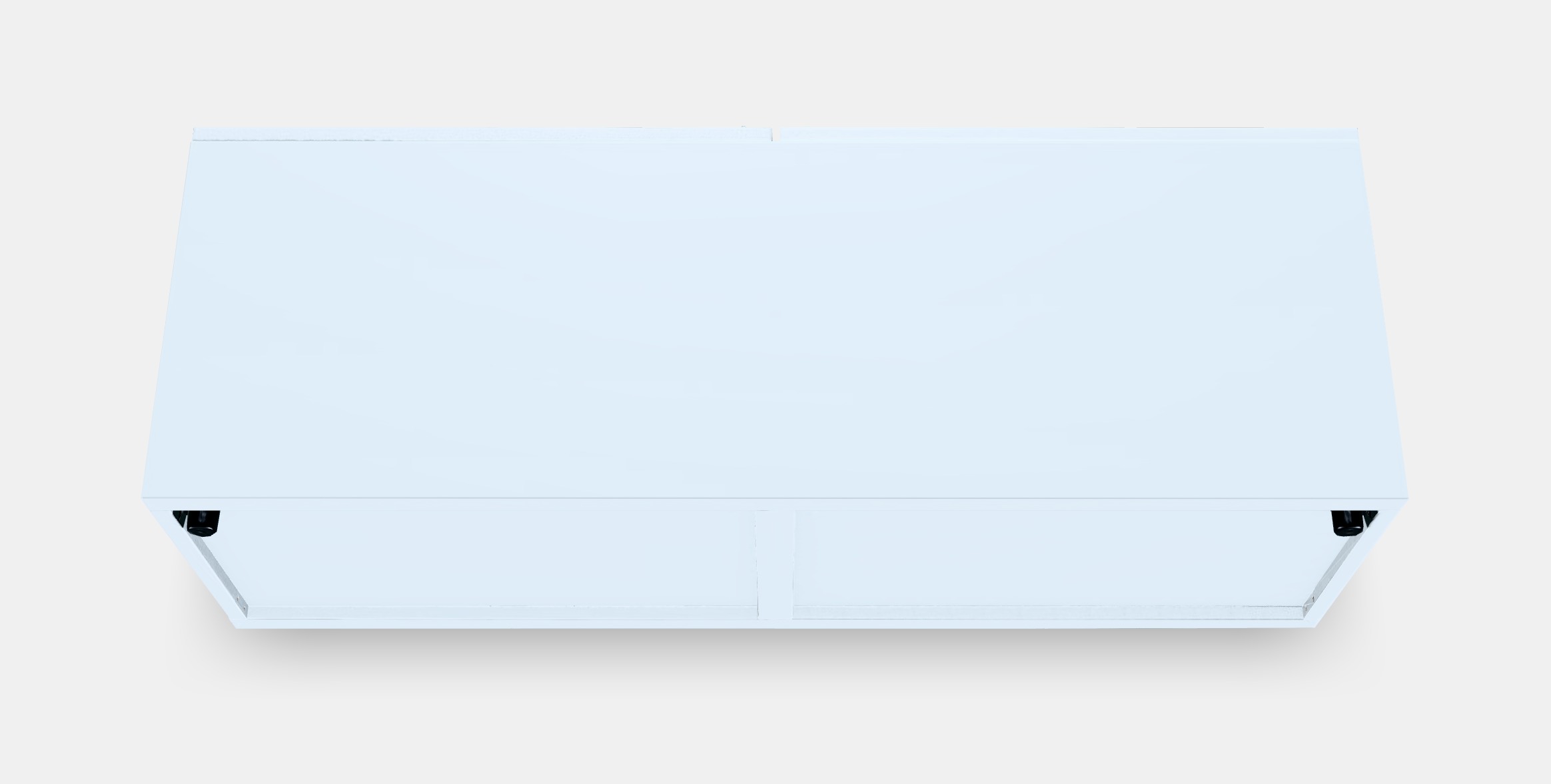 BESTA Shelf with doors Low-poly 3D model_4