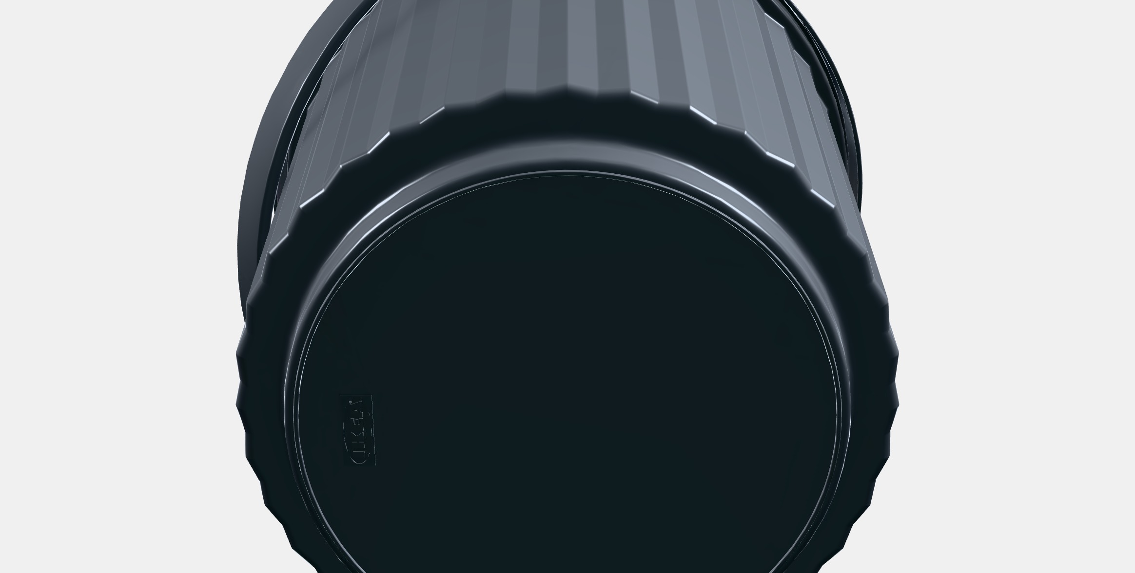 POND Container with lid 1 Low-poly 3D model_8