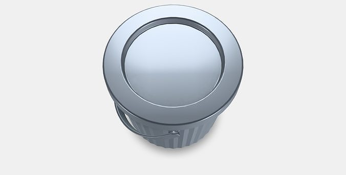 POND Container with lid 1 Low-poly 3D model