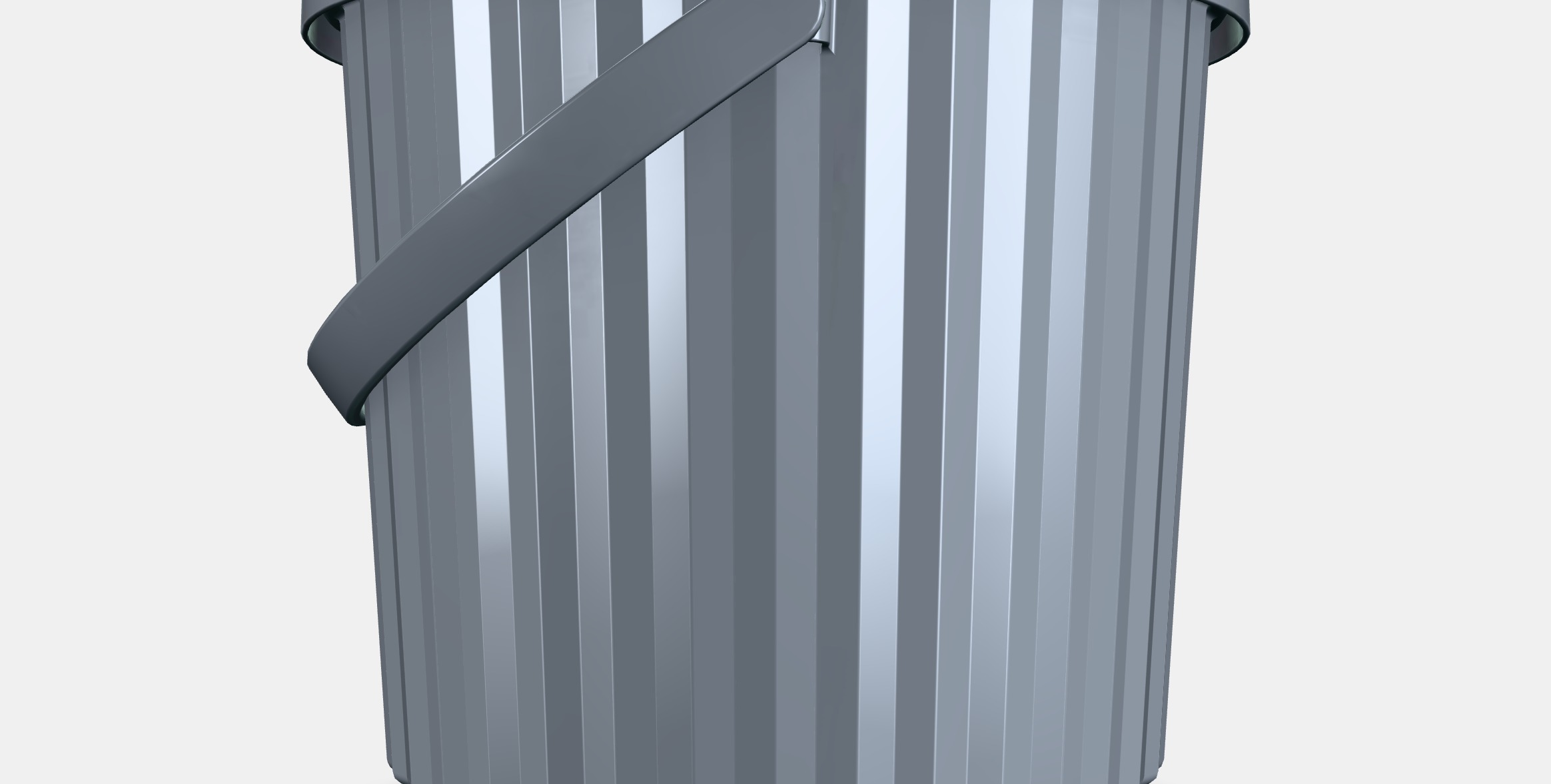 POND Container with lid 1 Low-poly 3D model_15