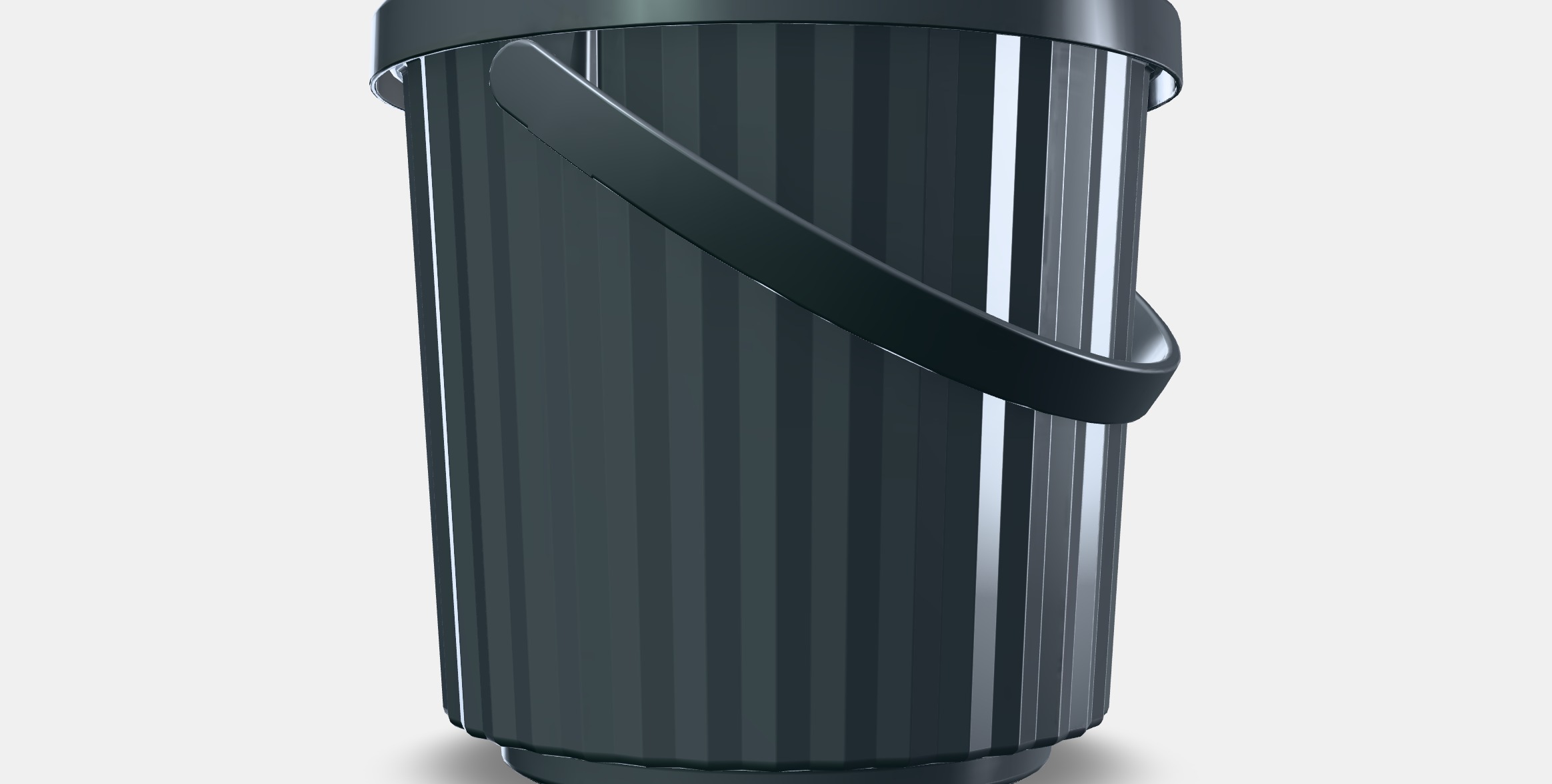 POND Container with lid 1 Low-poly 3D model_13