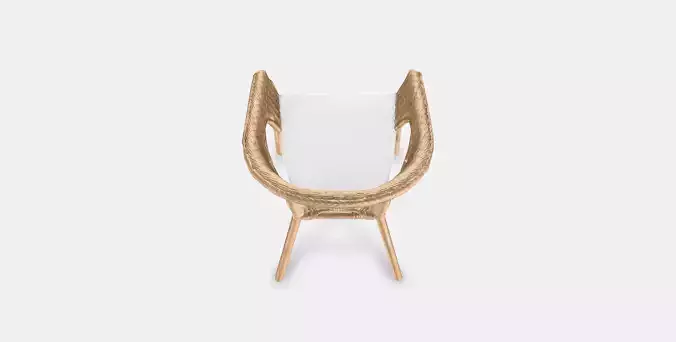 AGEN Armchair with plush cover