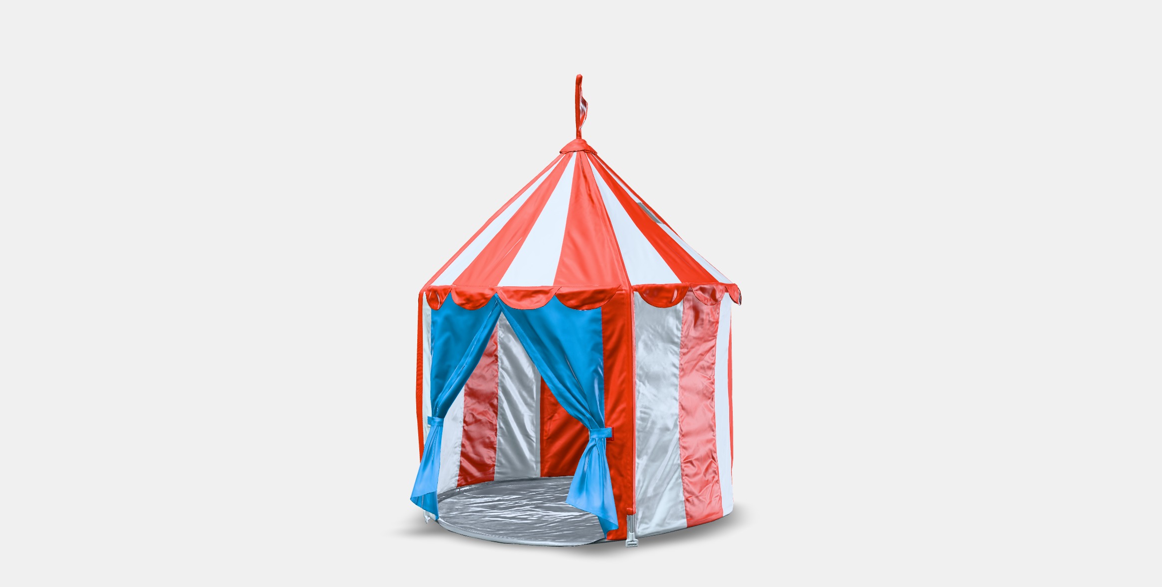 CIRCUS TENT Tent Low-poly 3D model_12