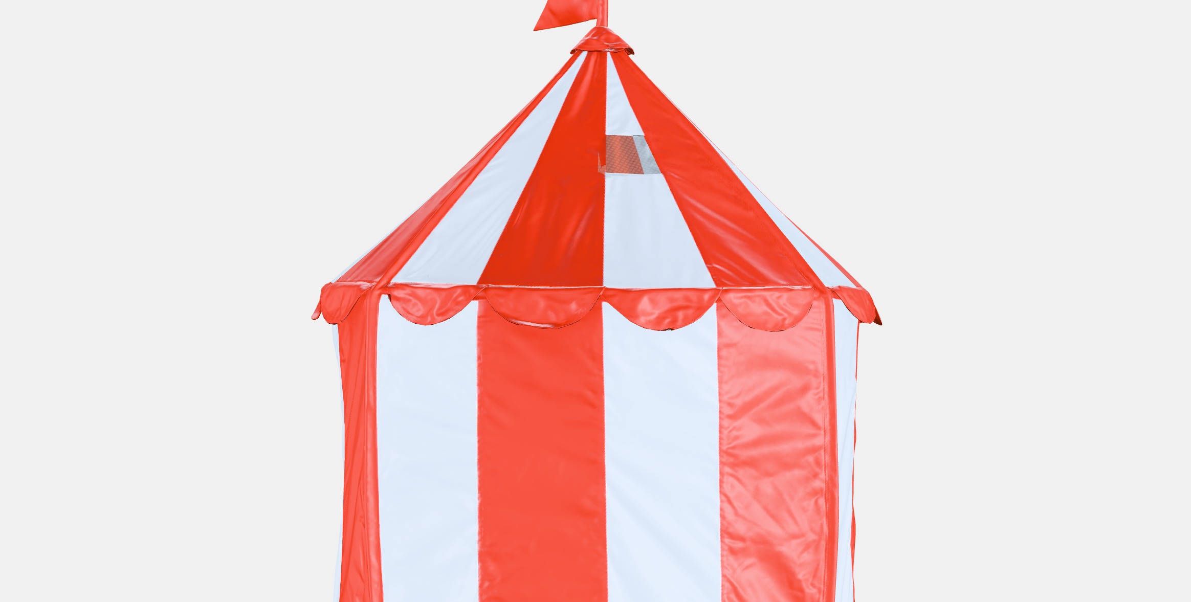 CIRCUS TENT Tent Low-poly 3D model_15