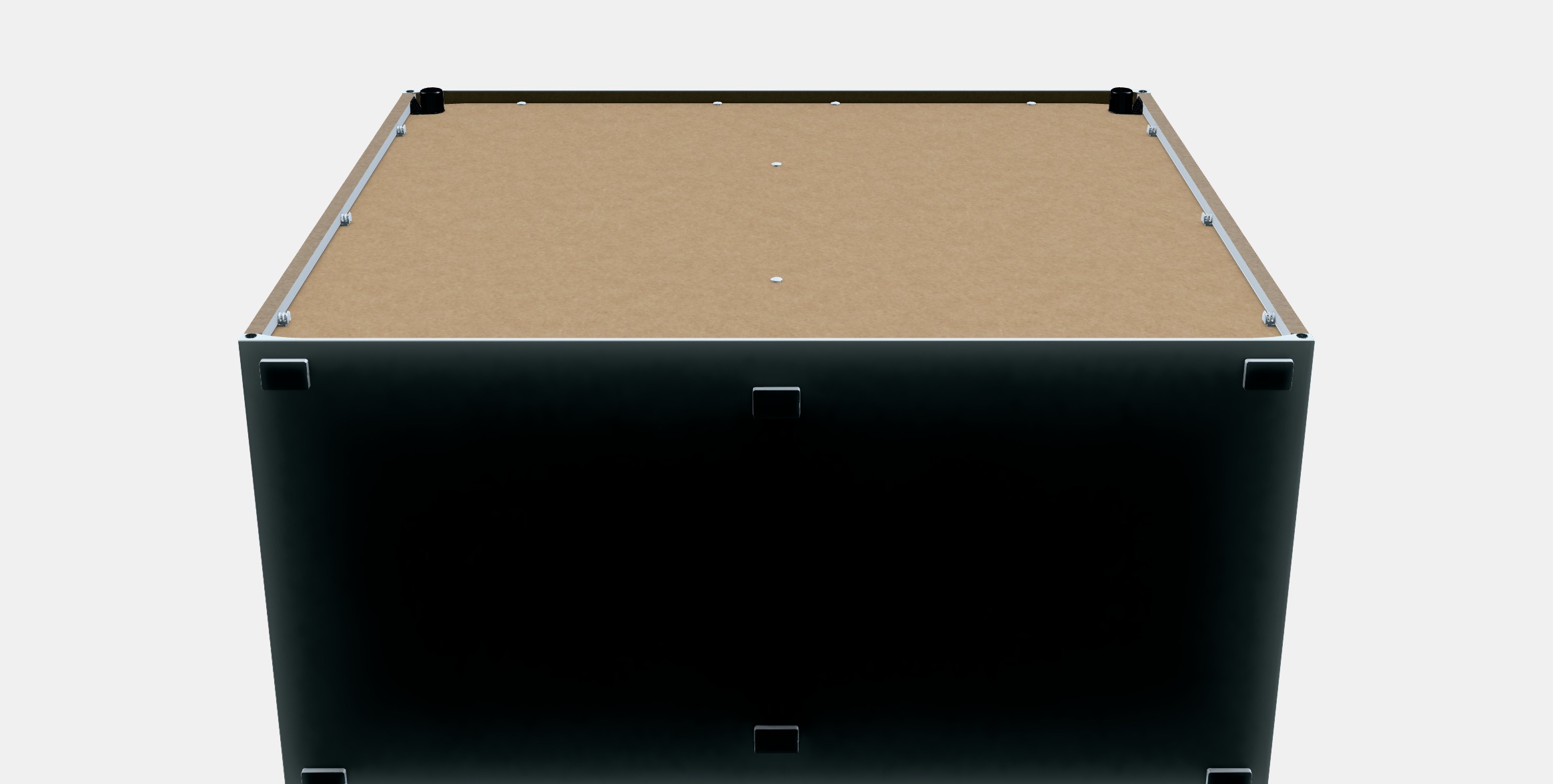 VIHALS Cabinet with sliding doors Low-poly 3D model_8