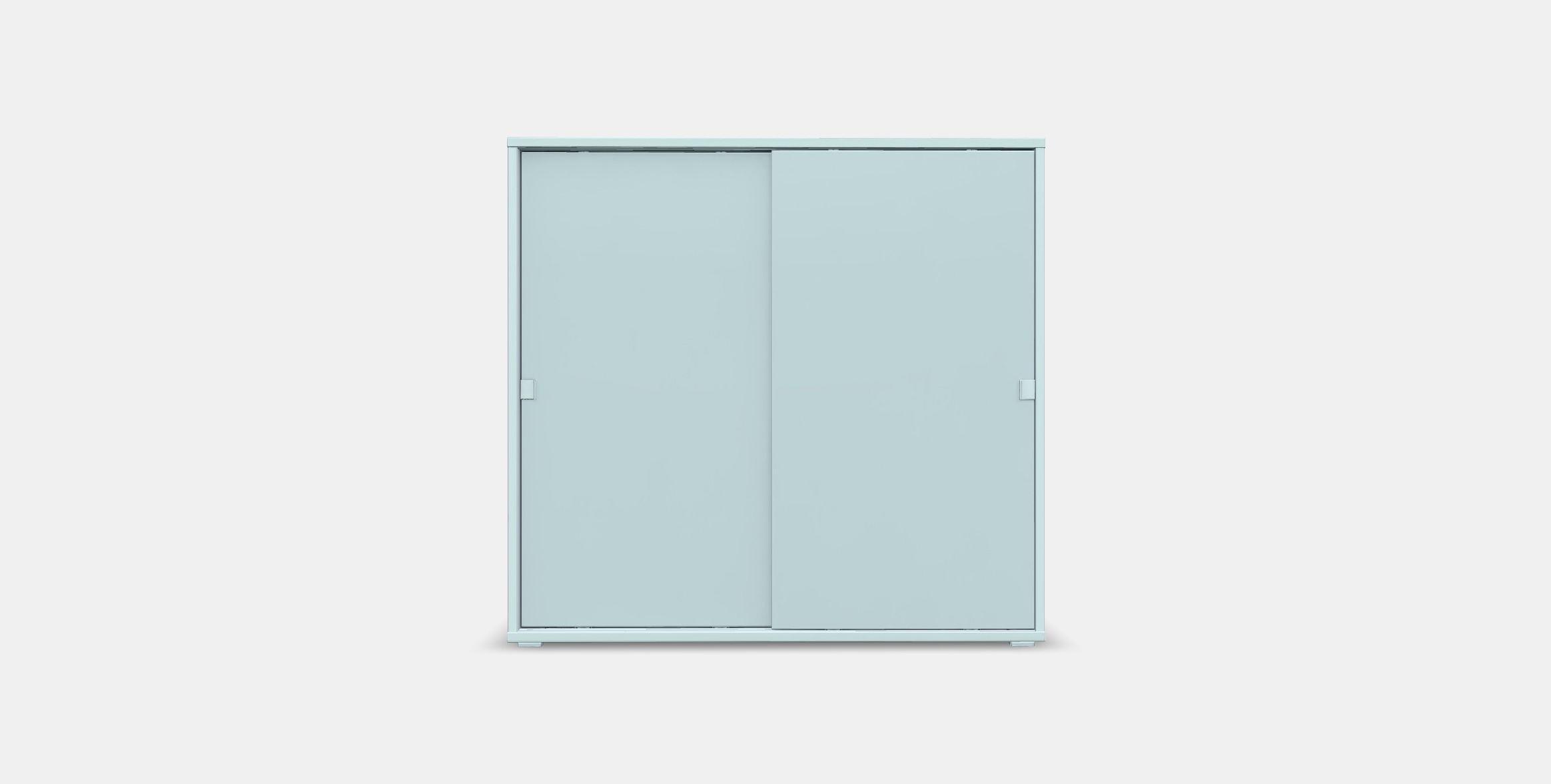 VIHALS Cabinet with sliding doors Low-poly 3D model_11