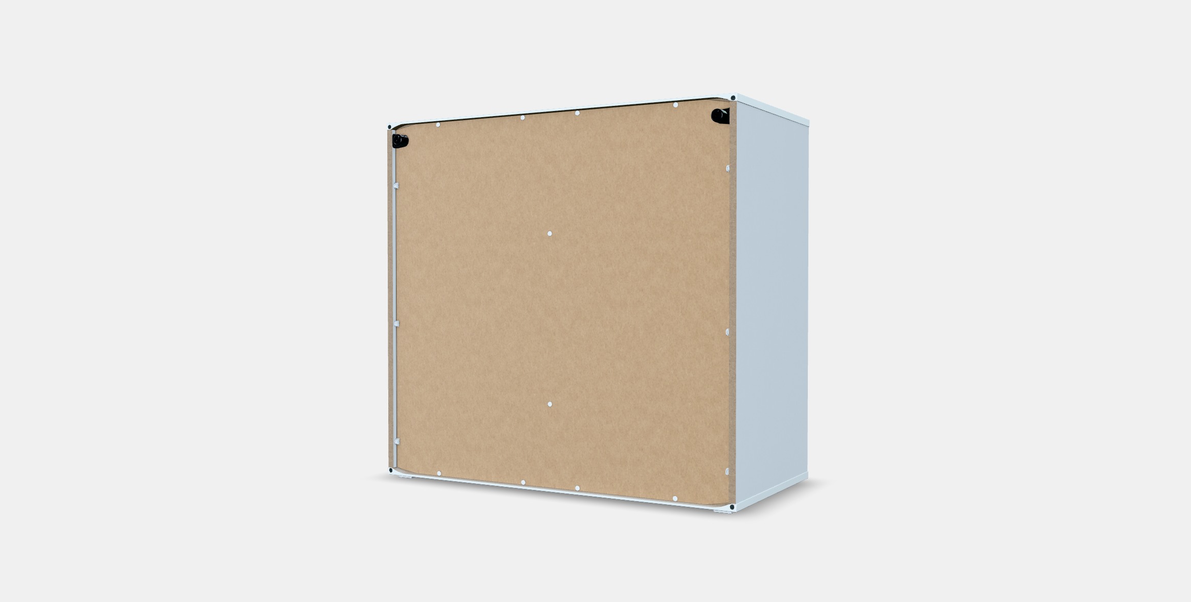 VIHALS Cabinet with sliding doors Low-poly 3D model_5