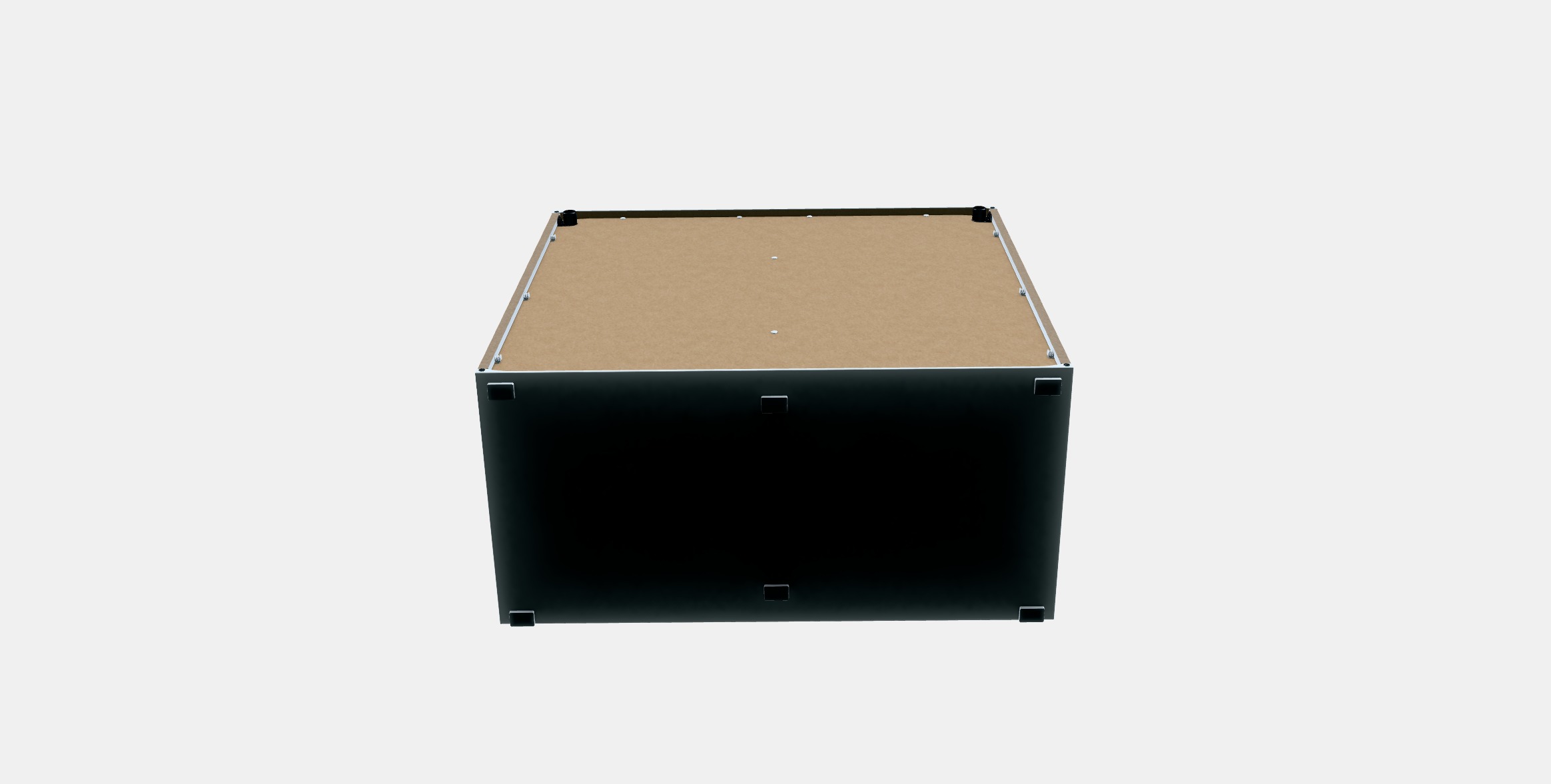 VIHALS Cabinet with sliding doors Low-poly 3D model_7