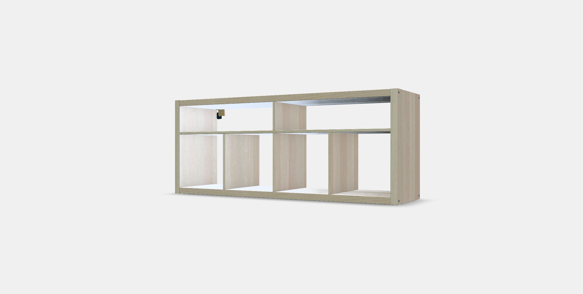 KALLAX TV bench 1 Low-poly 3D model_12