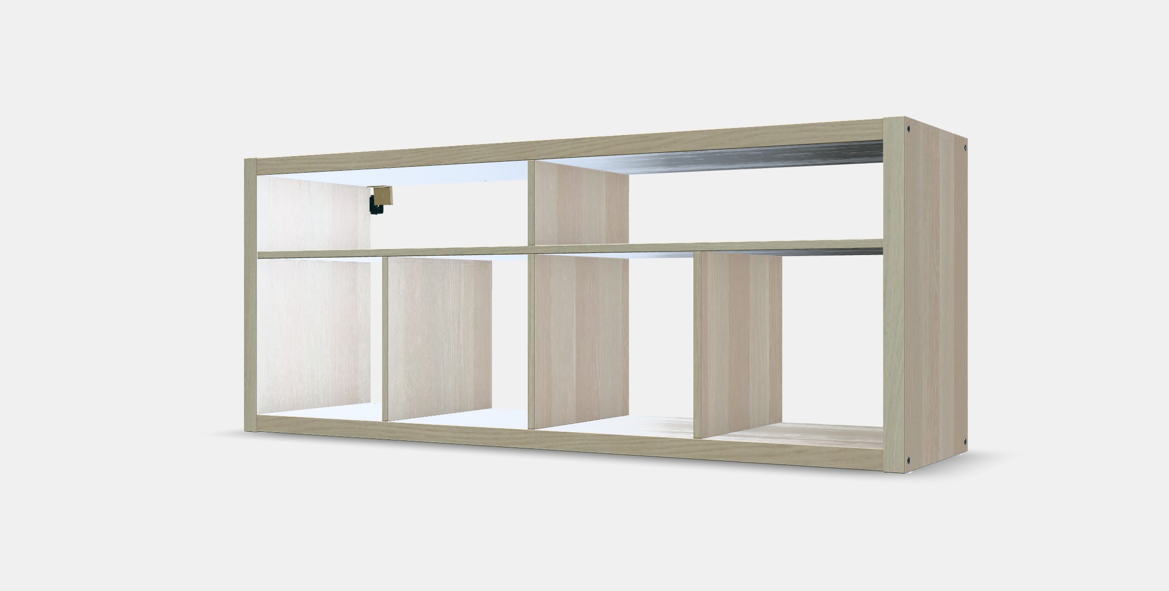 KALLAX TV bench 1 Low-poly 3D model_13