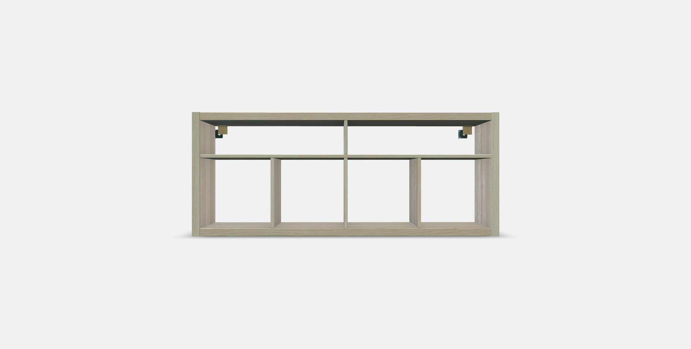 KALLAX TV bench 1 Low-poly 3D model_10