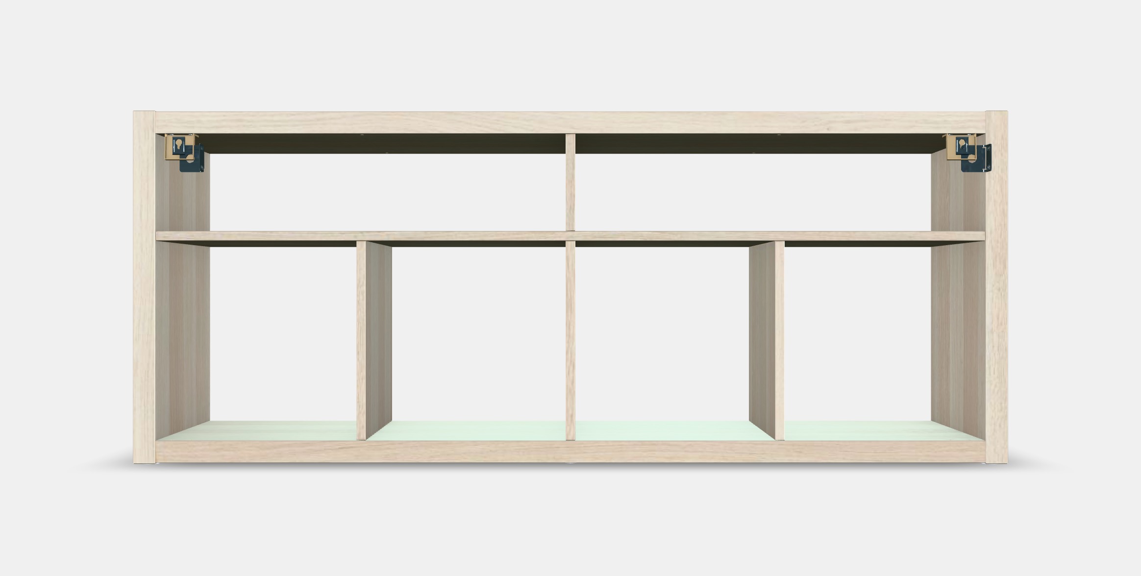 KALLAX TV bench 1 Low-poly 3D model_15