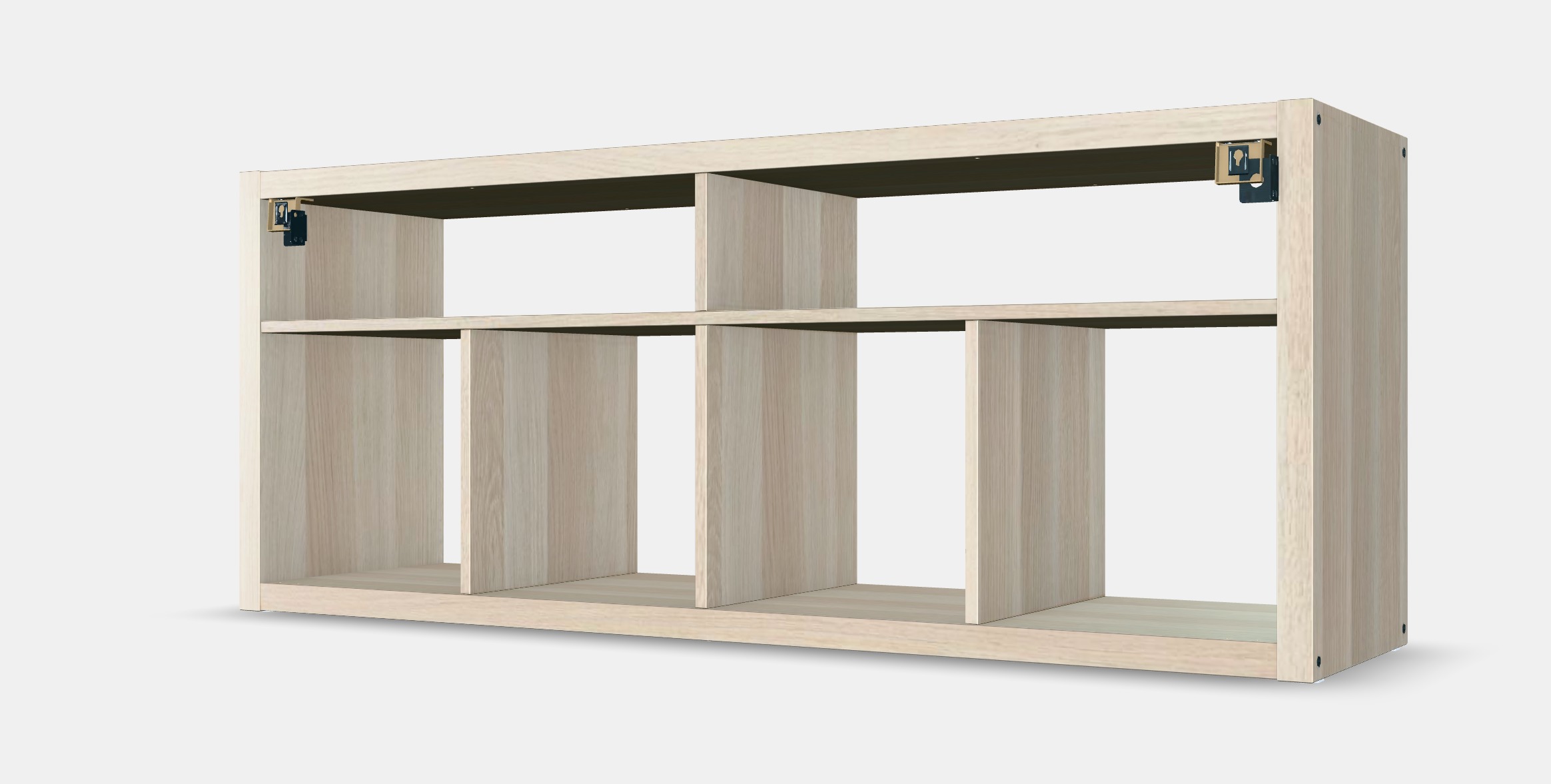 KALLAX TV bench 1 Low-poly 3D model_5