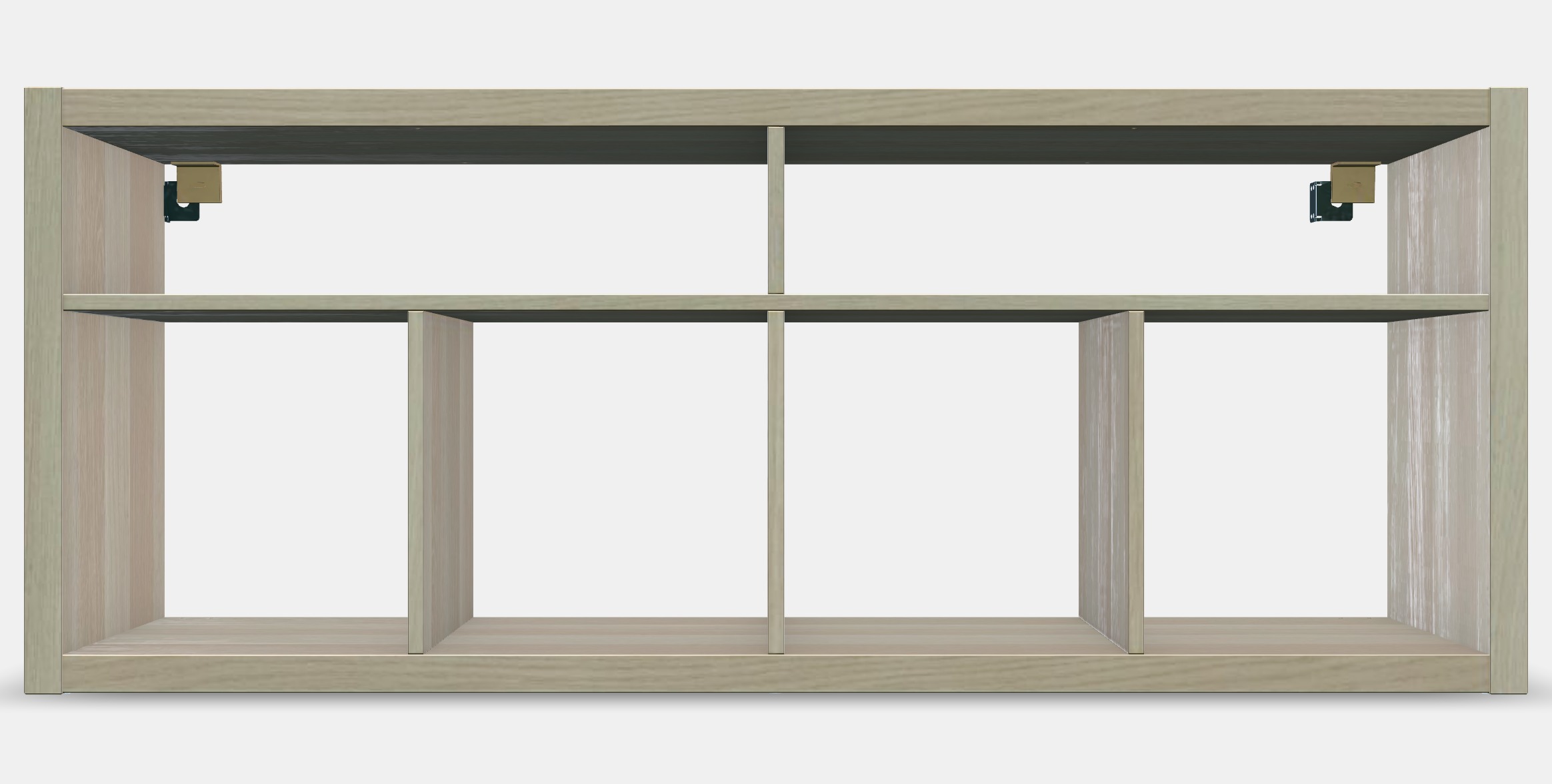 KALLAX TV bench 1 Low-poly 3D model_11