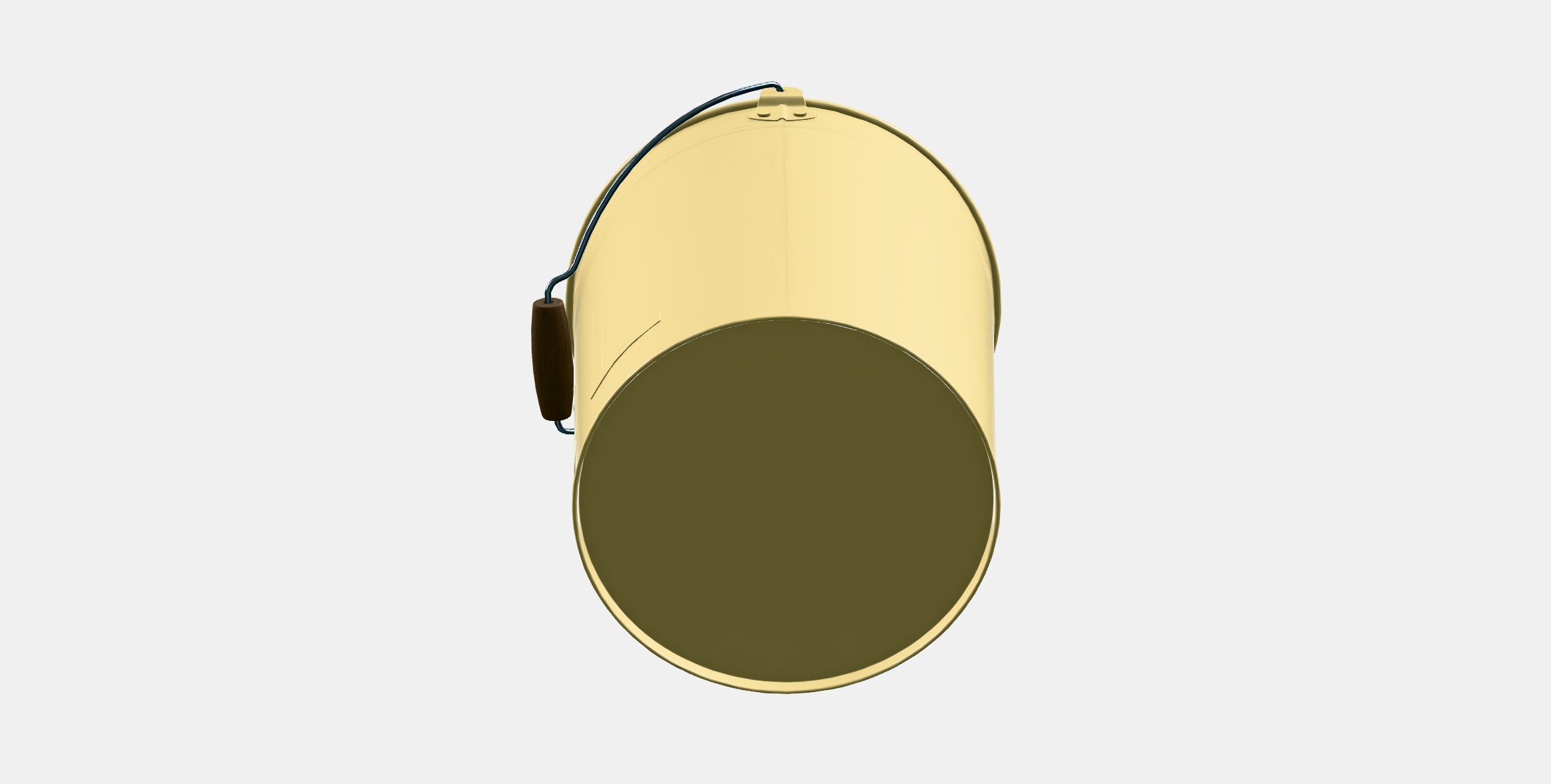 AKERBAR Bucket-plant pot Low-poly 3D model_5