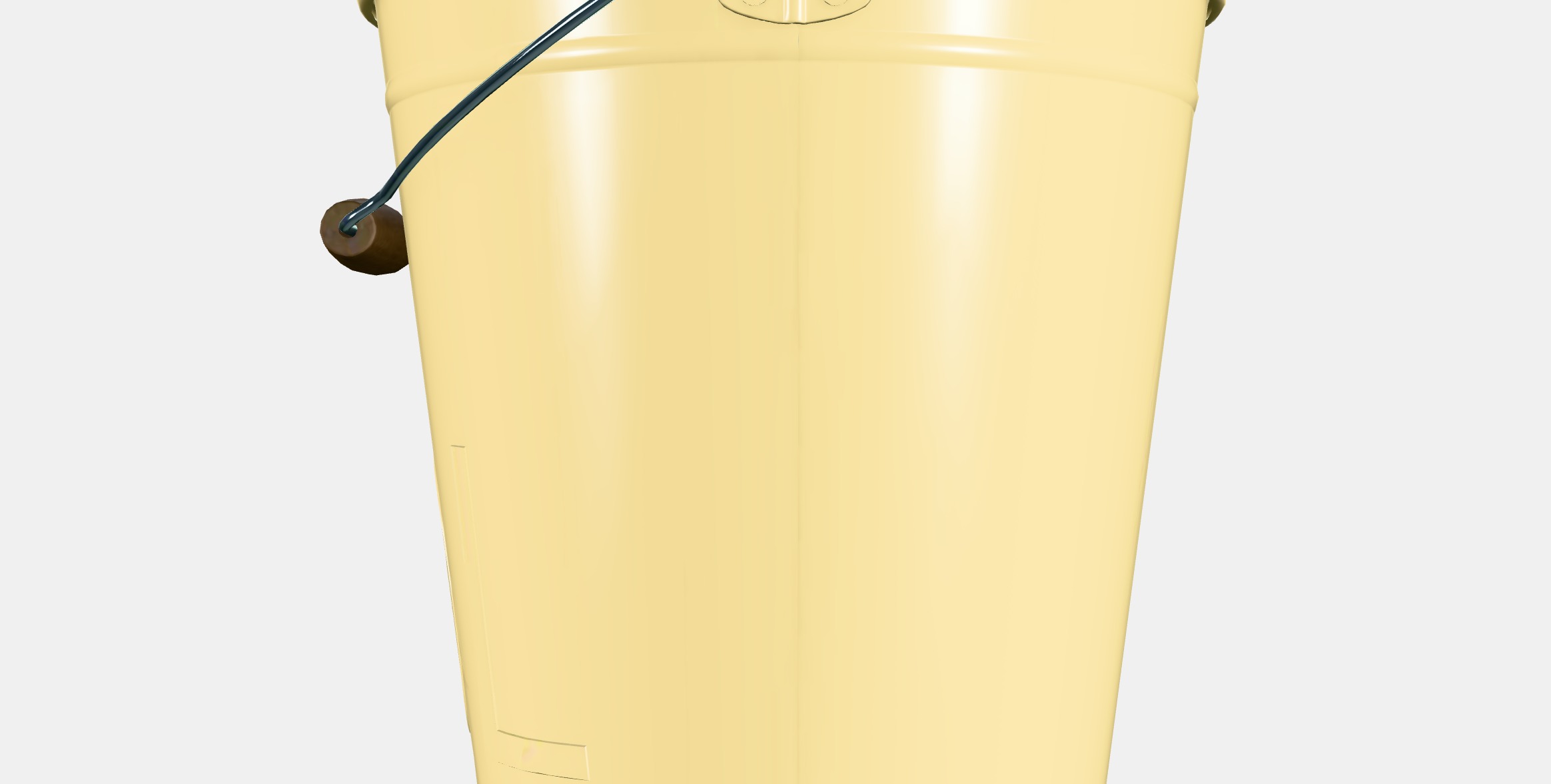 AKERBAR Bucket-plant pot Low-poly 3D model_15