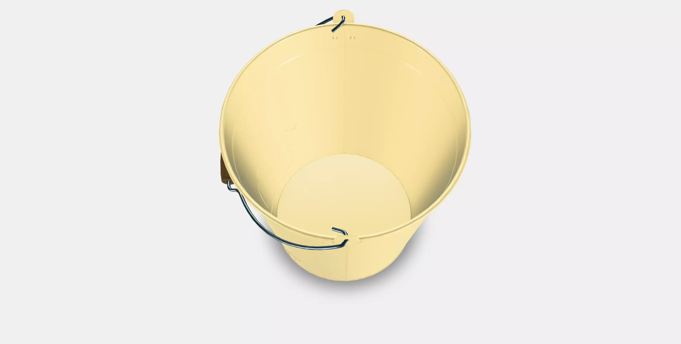 AKERBAR Bucket-plant pot Low-poly 3D model_0