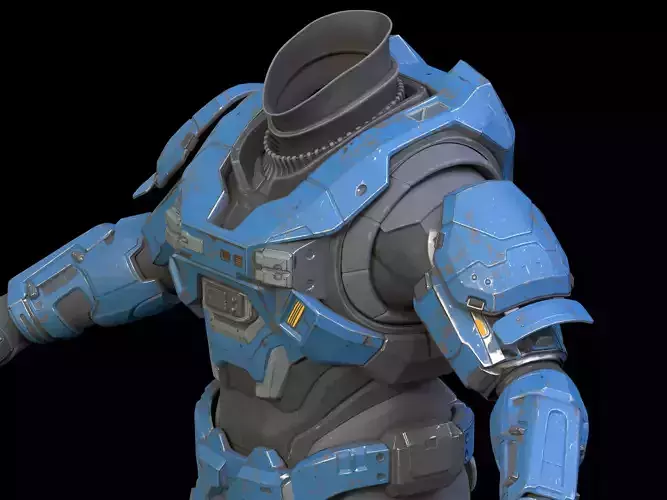 Gungnir shoulder pad 3d print file