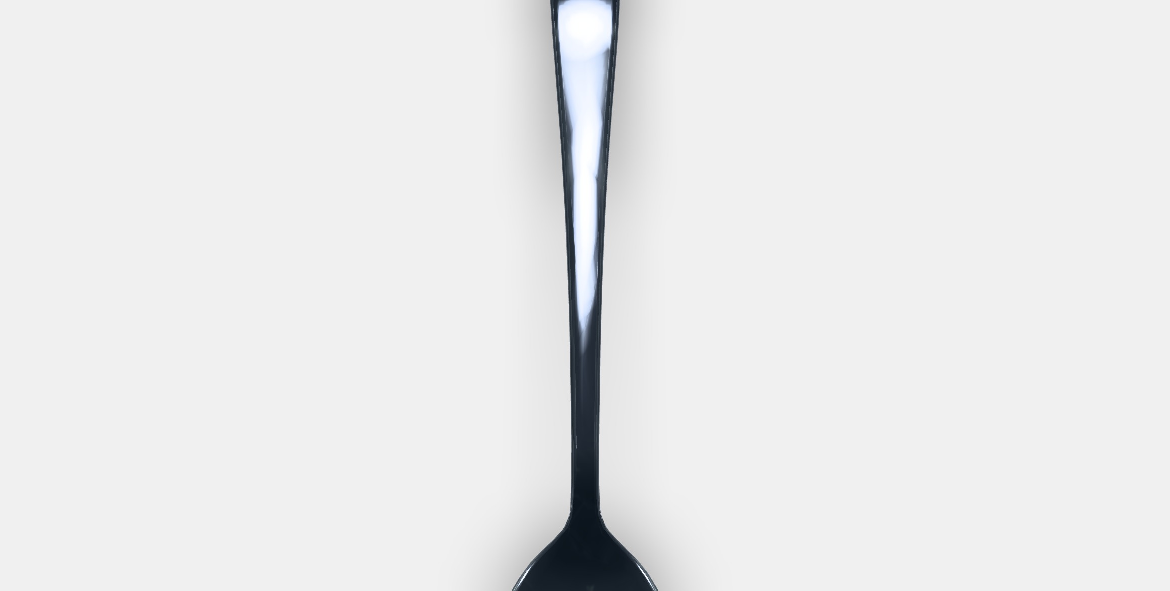 DRAGON Spoon Low-poly 3D model_4