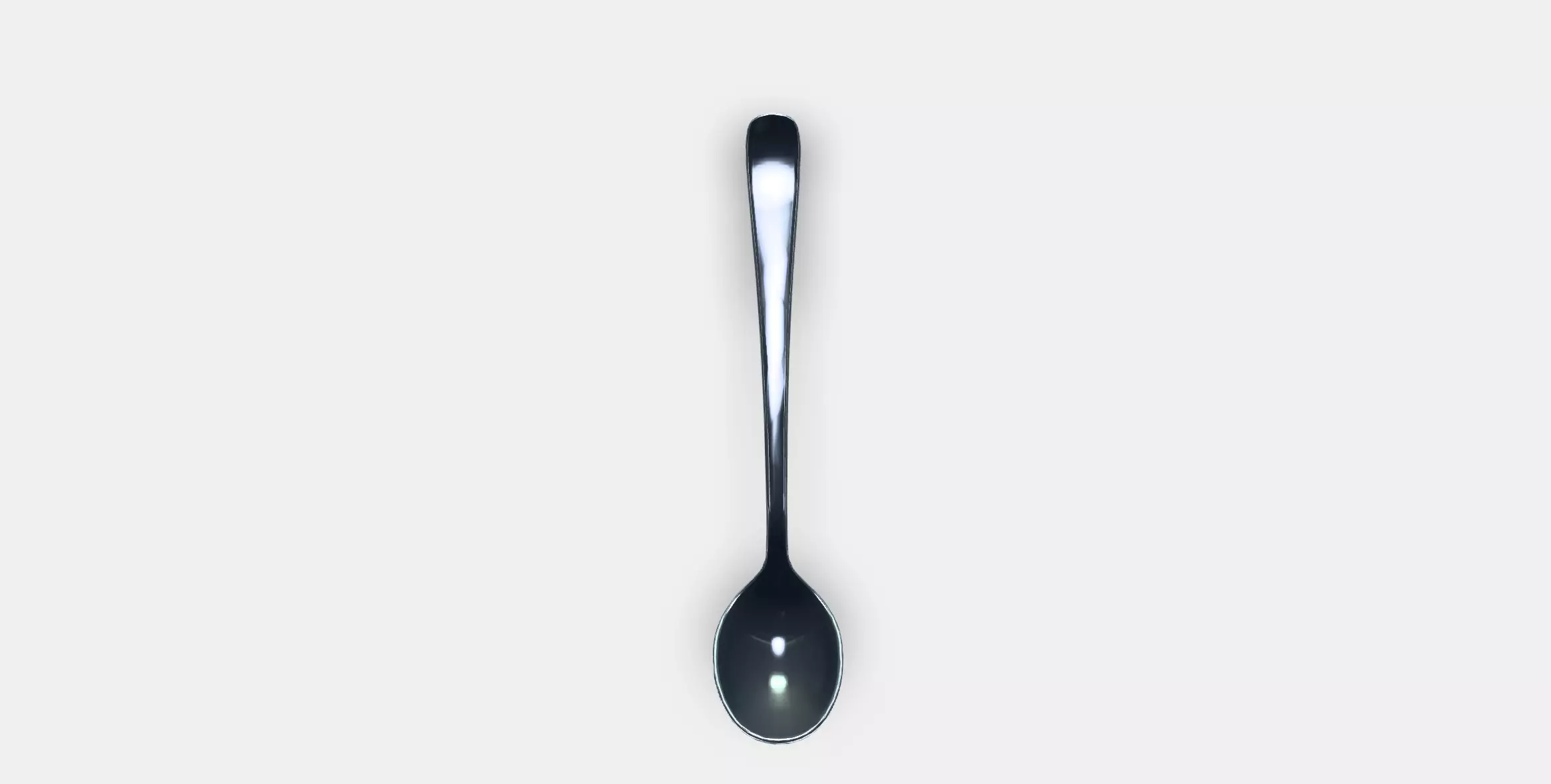 DRAGON Spoon Low-poly 3D model_0