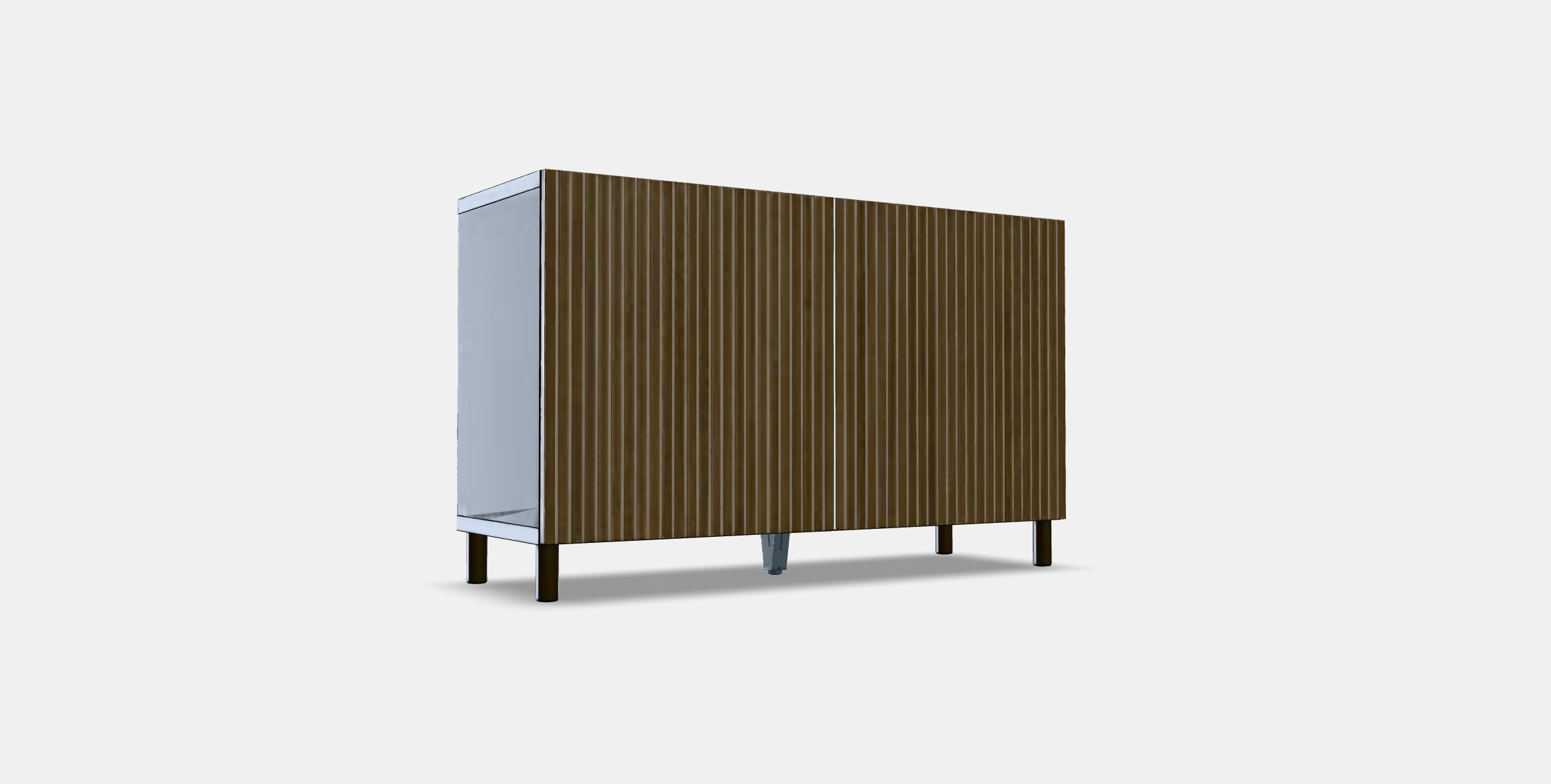 BESTA Storage combination with doors 17 Low-poly 3D model_4