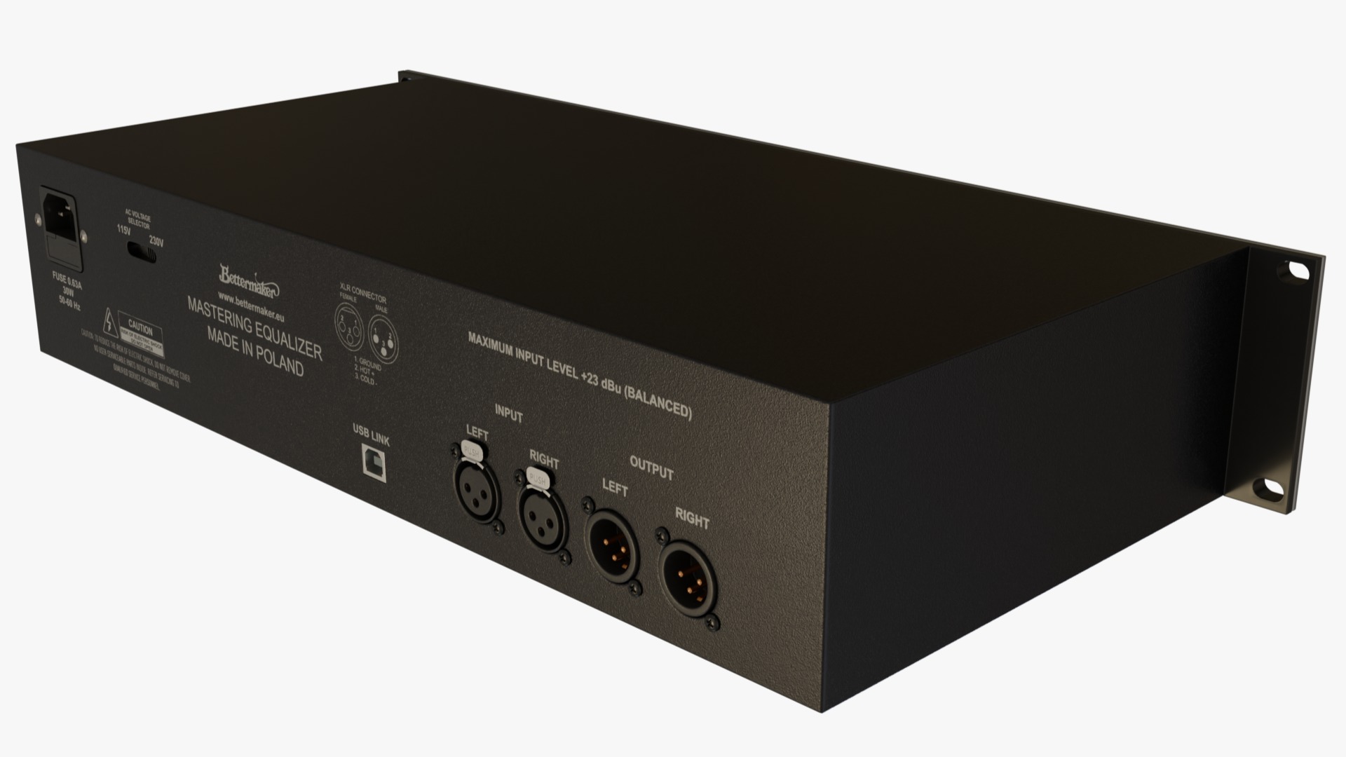 Bettermaker Mastering Equalizer 3D model_5