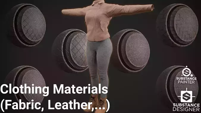 15 Premium Tileable Fabric and eather Smart Materials