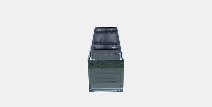 LAGAN Fridge-freezer Low-poly 3D model 6
