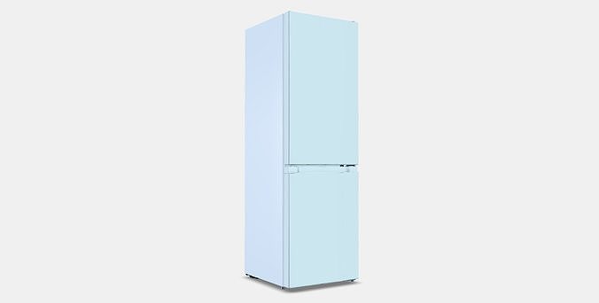 LAGAN Fridge-freezer Low-poly 3D model 2